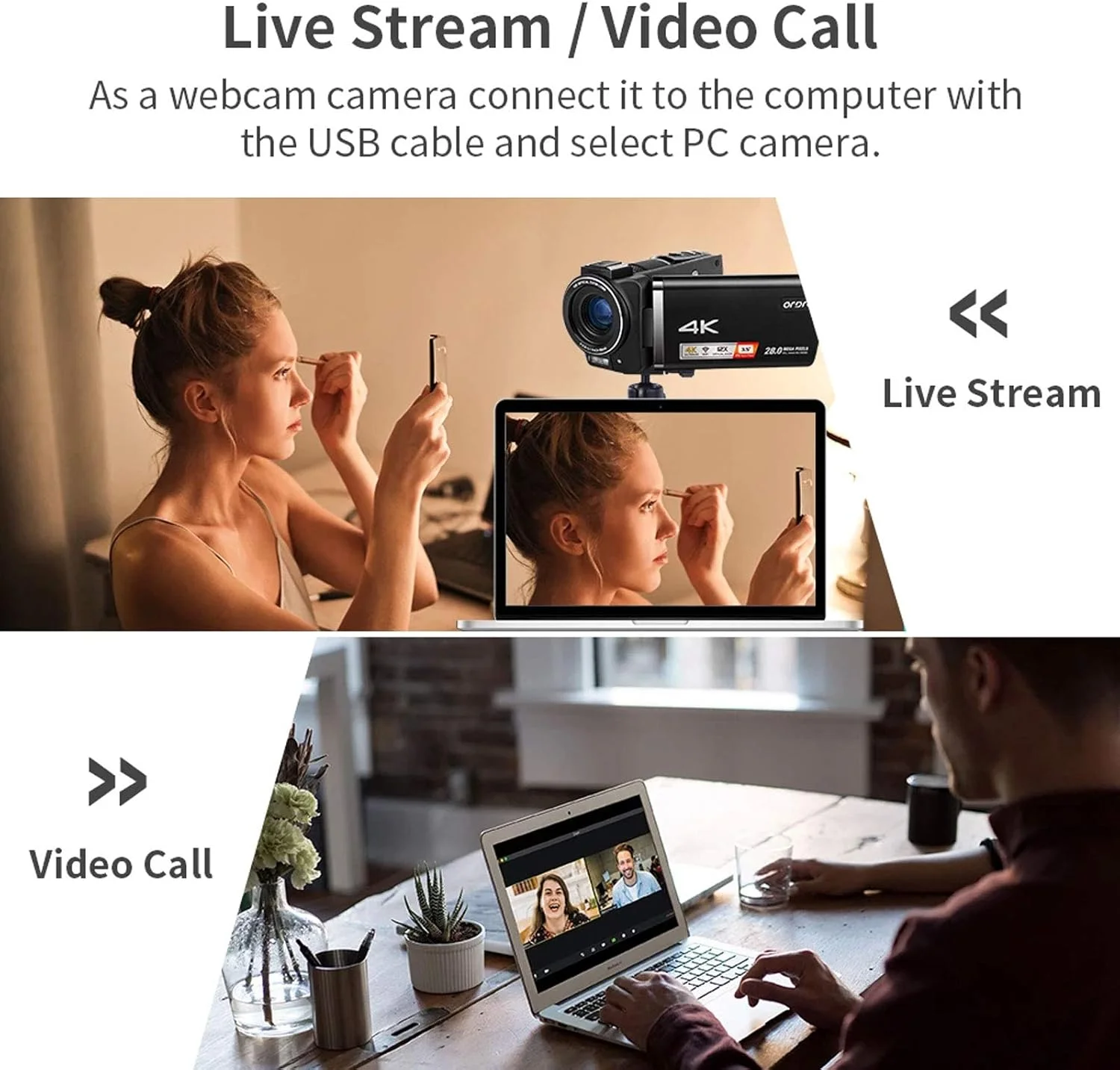 دوربین فیلمبرداری کوچک 0 درجه سانتیگراد مناسب کودکان، دوربین صفحه نمایش 3.5 اینچی 4K 28MP 24FPS با زوم دیجیتال 100x، دوربین ولاگینگ با دید در شب، وب کم و خروجی تلویزیون، تایم لپس و عملکرد مکث دوربین فیلمبرداری کوچک 0 درجه سانتیگراد مناسب کودکان، دوربین صفحه نمایش 3.5 اینچی 4K 28MP 24FPS با زوم دیجیتال 100x، دوربین ولاگینگ با دید در شب، وب کم و خروجی تلویزیون، تایم لپس و عملکرد مکث