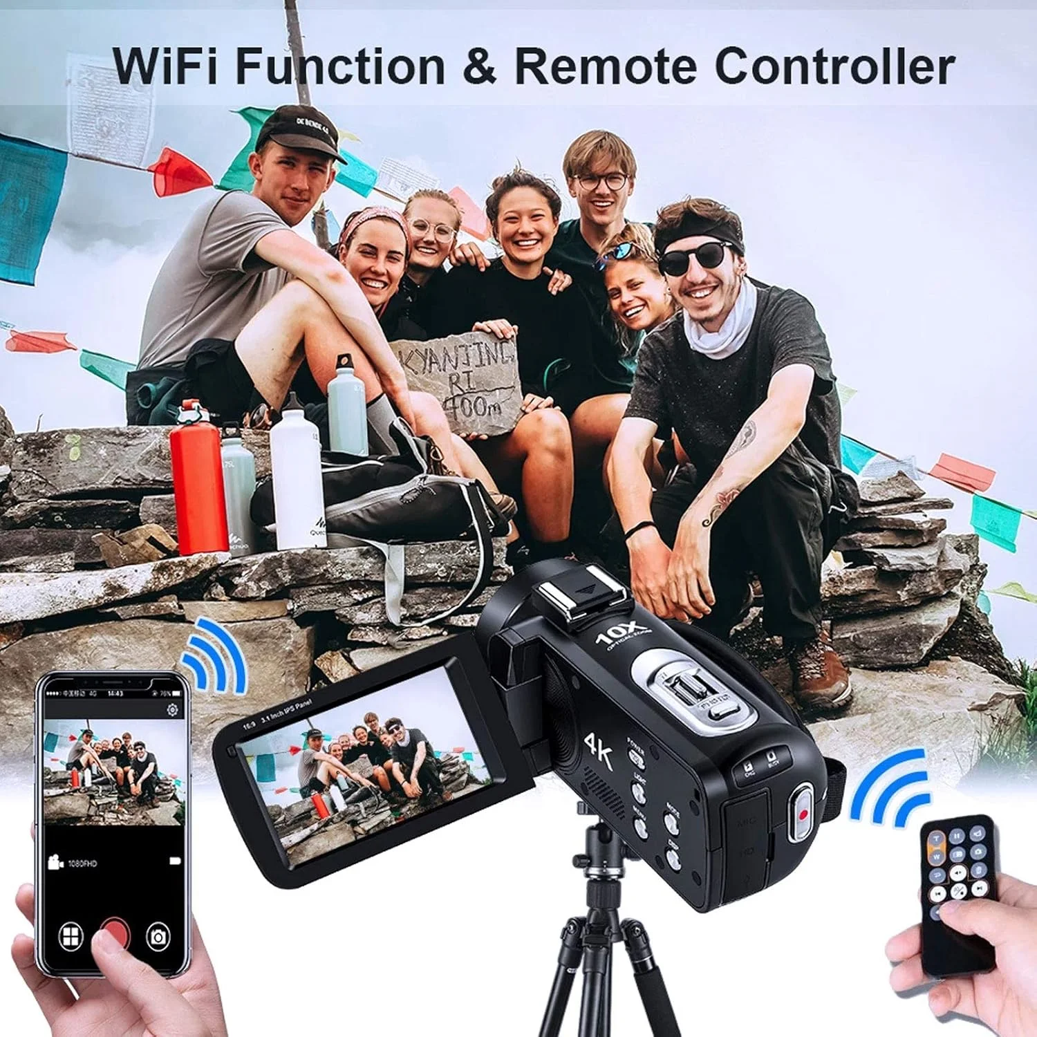 دوربین فیلمبرداری، HD 4K 24FPS 24MP دید در شب IR، ضبط کننده دوربین زوم دیجیتال 120x با دید در شب، دوربین فیلمبرداری چند منظوره، وب کم و خروجی تلویزیون دوربین فیلمبرداری، HD 4K 24FPS 24MP دید در شب IR، ضبط کننده دوربین زوم دیجیتال 120x با دید در شب، دوربین فیلمبرداری چند منظوره، وب کم و خروجی تلویزیون