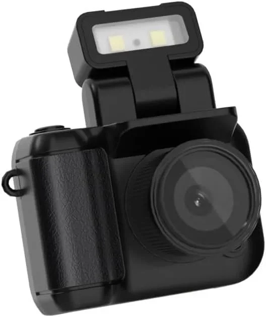 دوربین دیجیتال کوچک ActivPro با صفحه نمایش LCD، فلاش، 128 گیگابایت HD 1080p، دوربین فیلمبرداری قابل حمل Monoreflexes CMOS، ضبط کننده ویدیویی کامپکت Vintage با پشتیبانی از کارت SD/TF