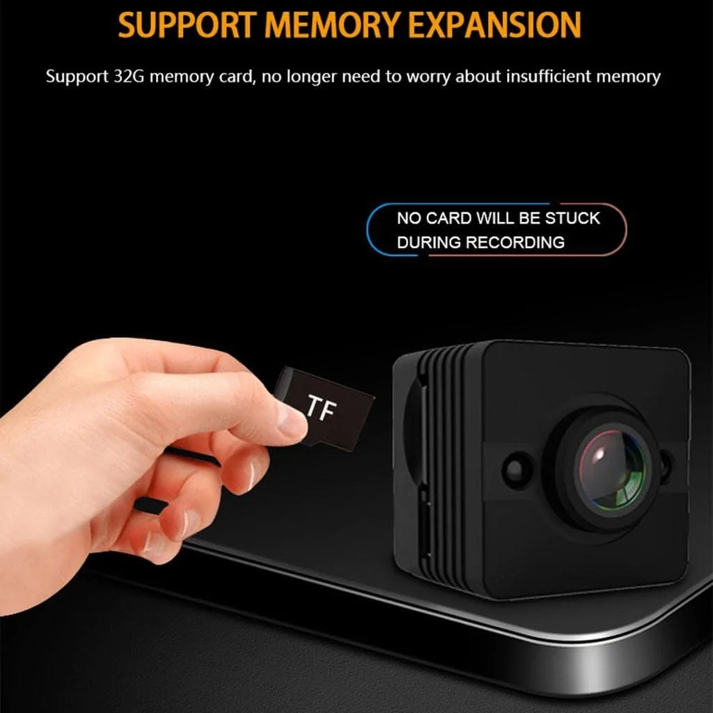 دوربین فیلمبرداری کوچک SQ12 Mini DVR با حسگر CMOS 720P دوربین فیلمبرداری کوچک SQ12 Mini DVR با حسگر CMOS 720P