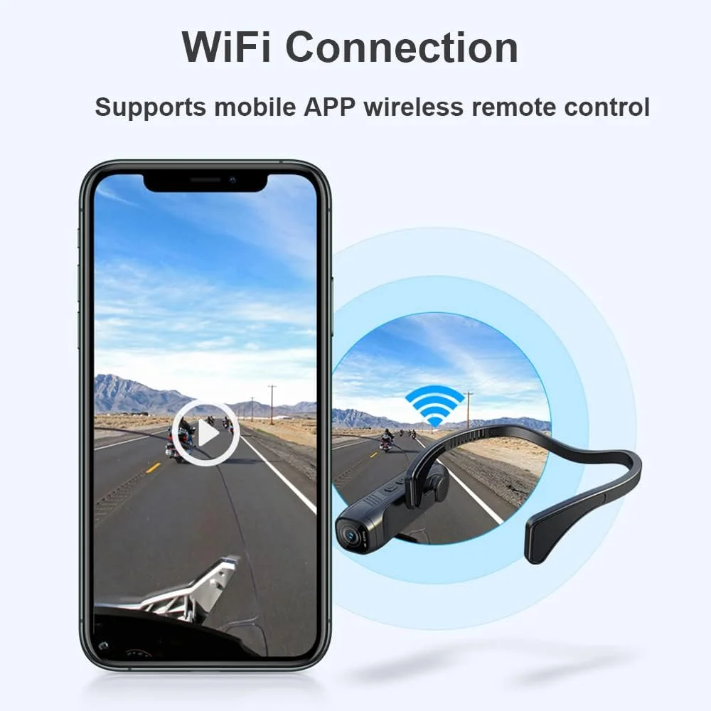 دوربین فیلمبرداری 4K 30fps Andoer با قابلیت نصب روی سر، دوربین فیلمبرداری وای فای قابل حمل، وب کم، لنز زاویه باز 120 درجه، ضد لرزش، باتری داخلی و کنترل برنامه برای ضبط ویدیو ولاگ دوربین فیلمبرداری 4K 30fps Andoer با قابلیت نصب روی سر، دوربین فیلمبرداری وای فای قابل حمل، وب کم، لنز زاویه باز 120 درجه، ضد لرزش، باتری داخلی و کنترل برنامه برای ضبط ویدیو ولاگ