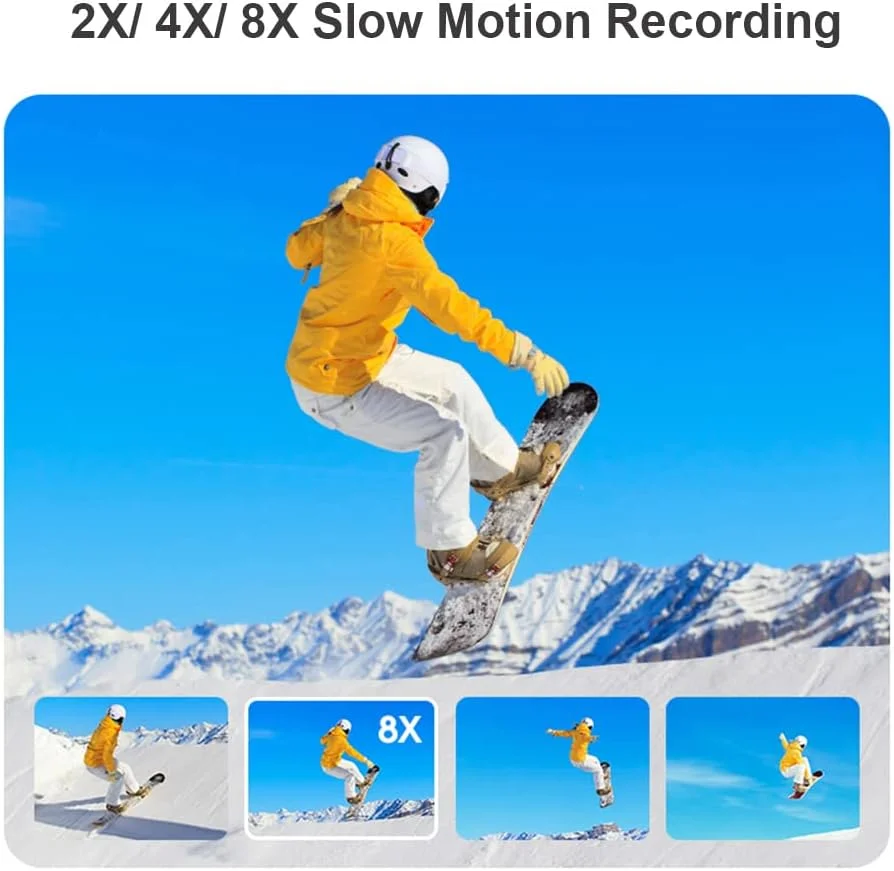 دوربین فیلمبرداری 4K 30fps Andoer با قابلیت نصب روی سر، دوربین فیلمبرداری وای فای قابل حمل، وب کم، لنز زاویه باز 120 درجه، ضد لرزش، باتری داخلی و کنترل برنامه برای ضبط ویدیو ولاگ دوربین فیلمبرداری 4K 30fps Andoer با قابلیت نصب روی سر، دوربین فیلمبرداری وای فای قابل حمل، وب کم، لنز زاویه باز 120 درجه، ضد لرزش، باتری داخلی و کنترل برنامه برای ضبط ویدیو ولاگ