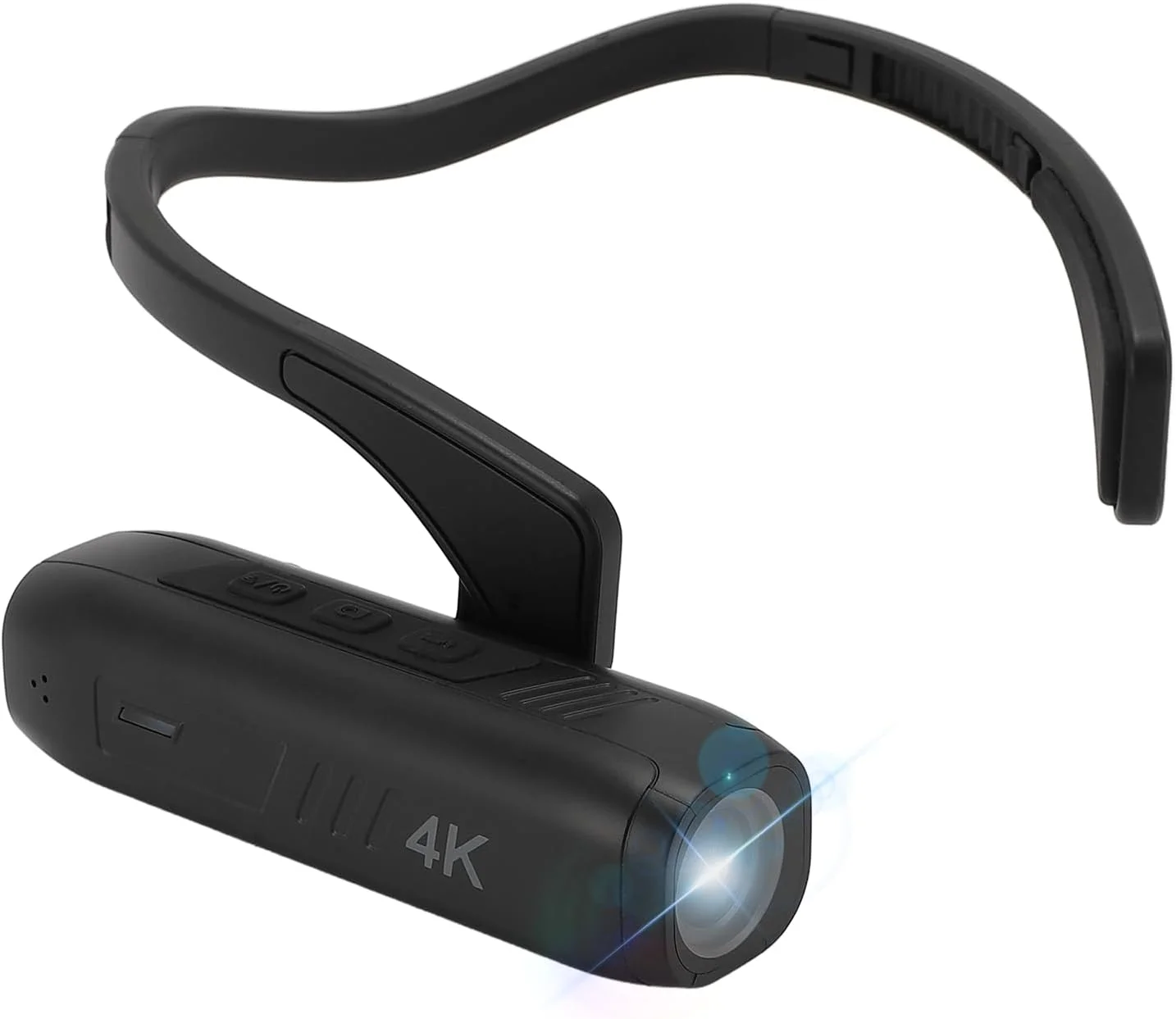 دوربین فیلمبرداری ASHATA 4K 60FPS نصب شده روی سر، کنترل برنامه، زاویه دید عریض 120 درجه EIS 6.0، دوربین فیلمبرداری قابل حمل ضد لرزش، میکروفون ولاگ