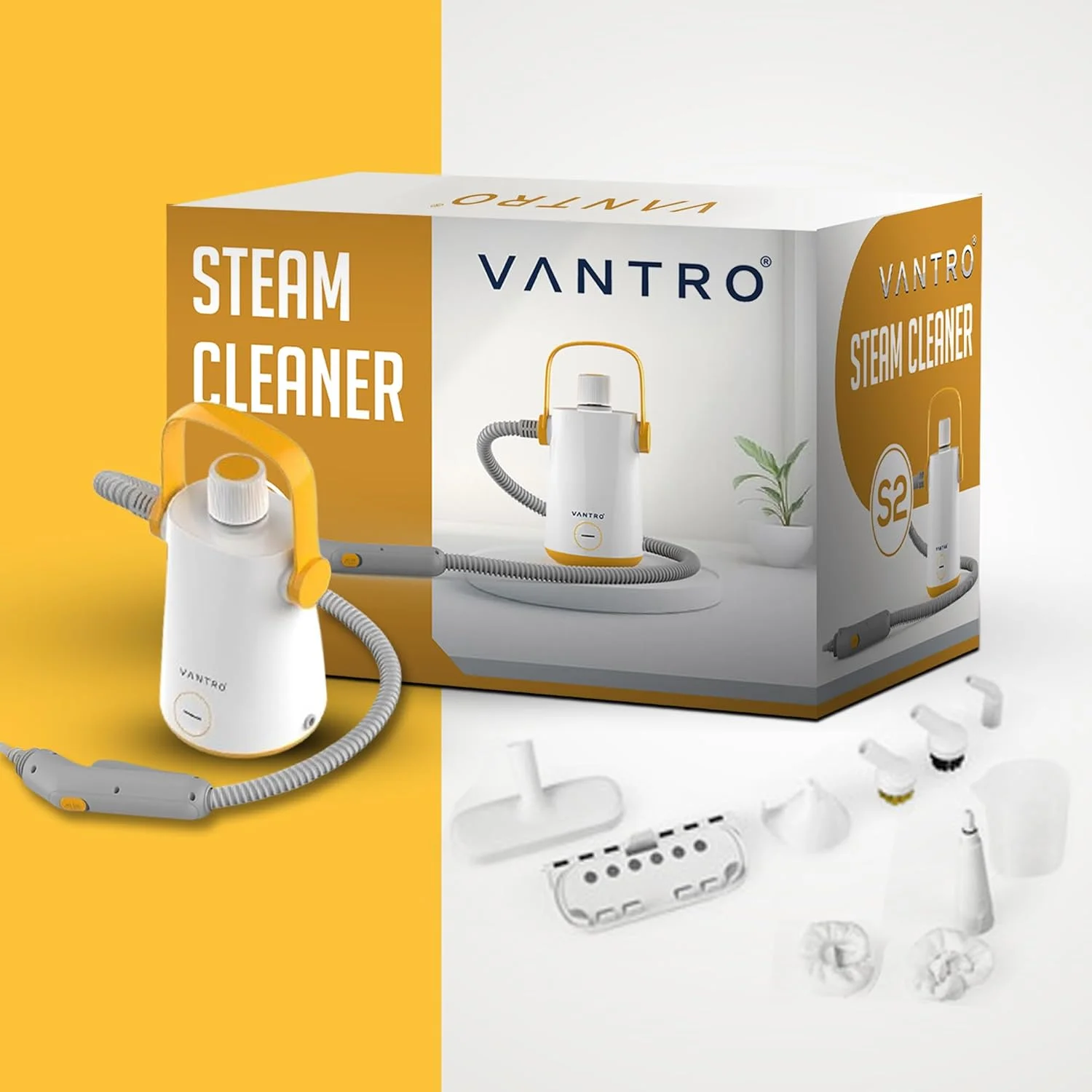 بخارشوی خانگی، آشپزخانه و خودرو VANTRO مدل S2 بخارشوی خانگی، آشپزخانه و خودرو VANTRO مدل S2