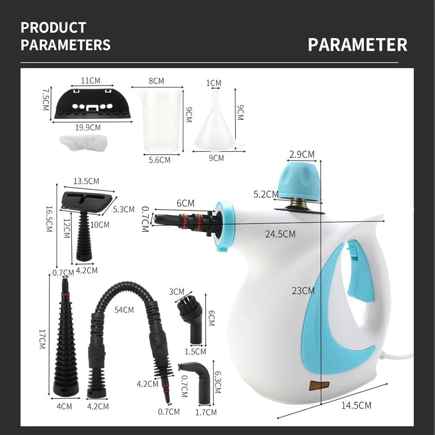 بخارشوی خانگی Vaporista Steammaster، بخارشوی چند منظوره دستی 10 در 1، سبک و قابل مانور، برای کاشی، سینک، پنجره، خودرو و موارد دیگر (خاکستری) بخارشوی خانگی Vaporista Steammaster، بخارشوی چند منظوره دستی 10 در 1، سبک و قابل مانور، برای کاشی، سینک، پنجره، خودرو و موارد دیگر (خاکستری)