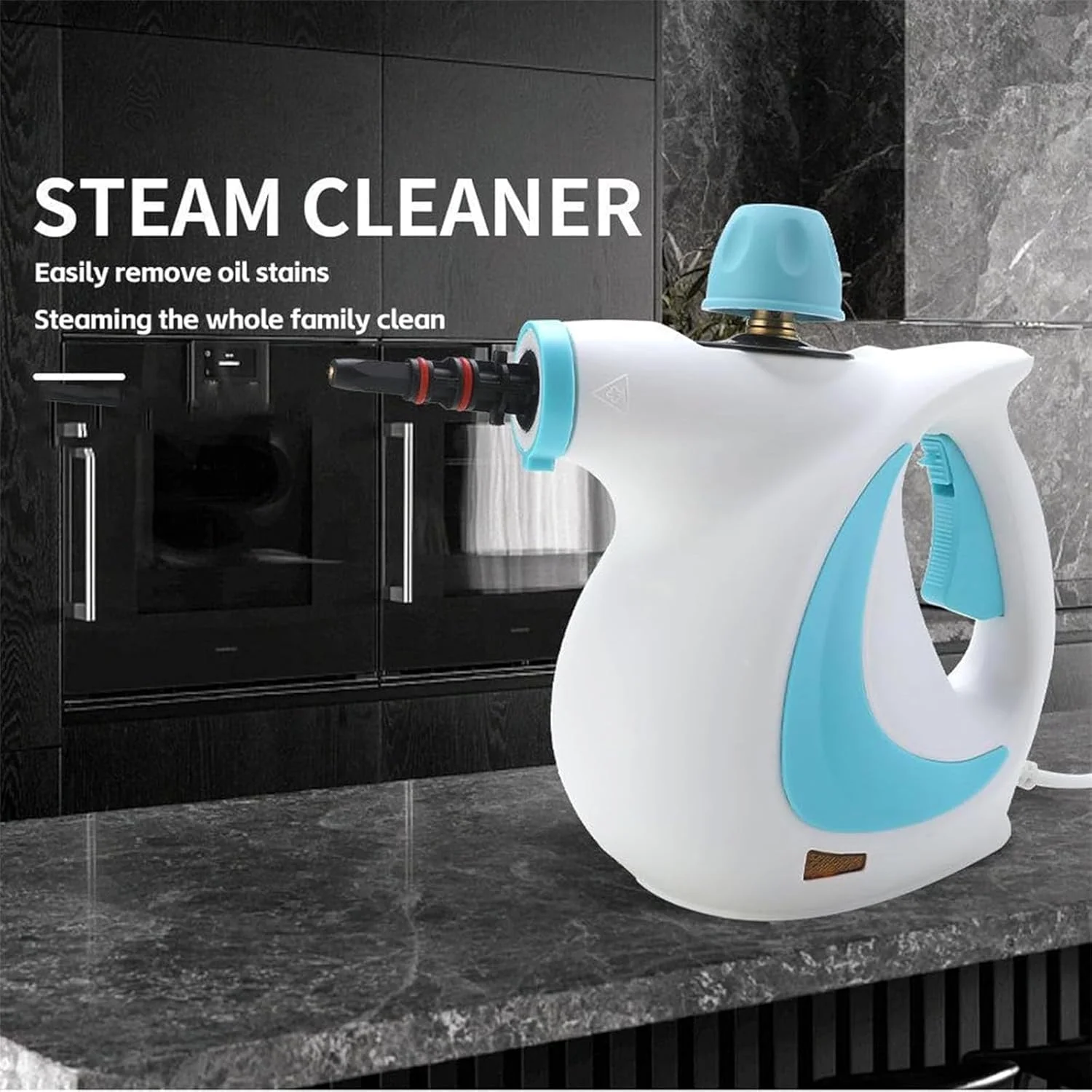 بخارشوی خانگی Vaporista Steammaster، بخارشوی چند منظوره دستی 10 در 1، سبک و قابل مانور، برای کاشی، سینک، پنجره، خودرو و موارد دیگر (خاکستری) بخارشوی خانگی Vaporista Steammaster، بخارشوی چند منظوره دستی 10 در 1، سبک و قابل مانور، برای کاشی، سینک، پنجره، خودرو و موارد دیگر (خاکستری)