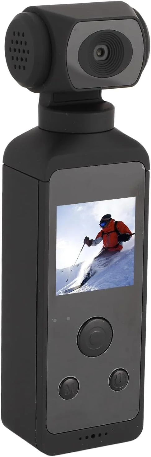 دوربین فیلمبرداری 4K WIFI Bewinner - ضبط کننده دوربین دیجیتال 16 مگاپیکسلی با صفحه نمایش LCD 1.3 اینچی و قاب ضد آب، دوربین فیلمبرداری Vlog DV برای دوربین ورزشی، مسافرت (64 گیگابایت شامل)