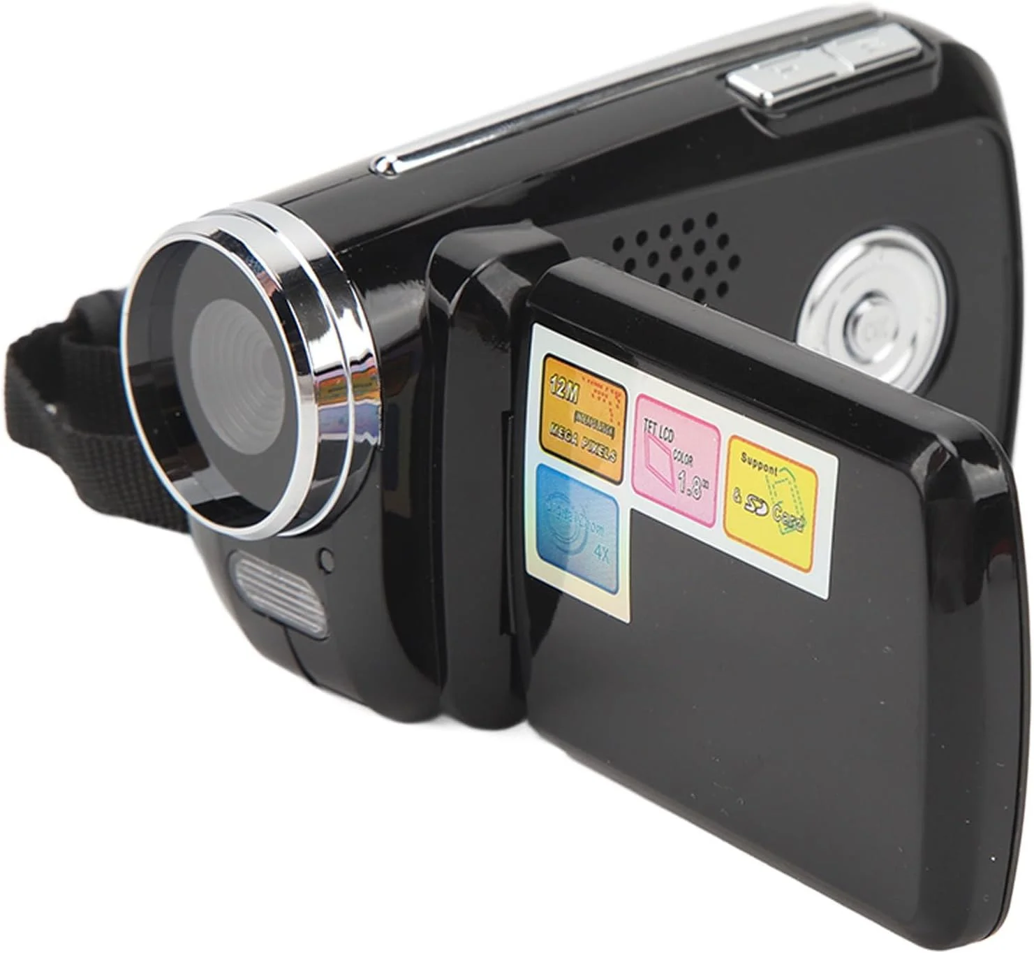 دوربین فیلمبرداری دیجیتال 720P Bewinner، ضبط کننده DV با صفحه لمسی IPS 1.8 اینچی، دوربین فیلمبرداری دیجیتال دستی با زوم دیجیتال 4 برابر