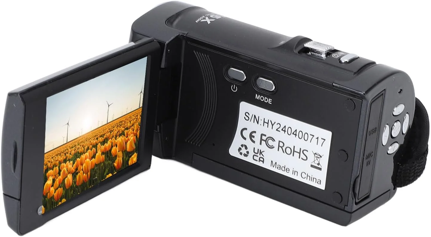 دوربین فیلمبرداری 2.7K Bewinner، دوربین ولاگ حرفه ای 50 مگاپیکسلی با زوم دیجیتال 16 برابر، صفحه نمایش 2.8 اینچی، عملکرد وب کم برای مسافرت در فضای باز دوربین فیلمبرداری 2.7K Bewinner، دوربین ولاگ حرفه ای 50 مگاپیکسلی با زوم دیجیتال 16 برابر، صفحه نمایش 2.8 اینچی، عملکرد وب کم برای مسافرت در فضای باز