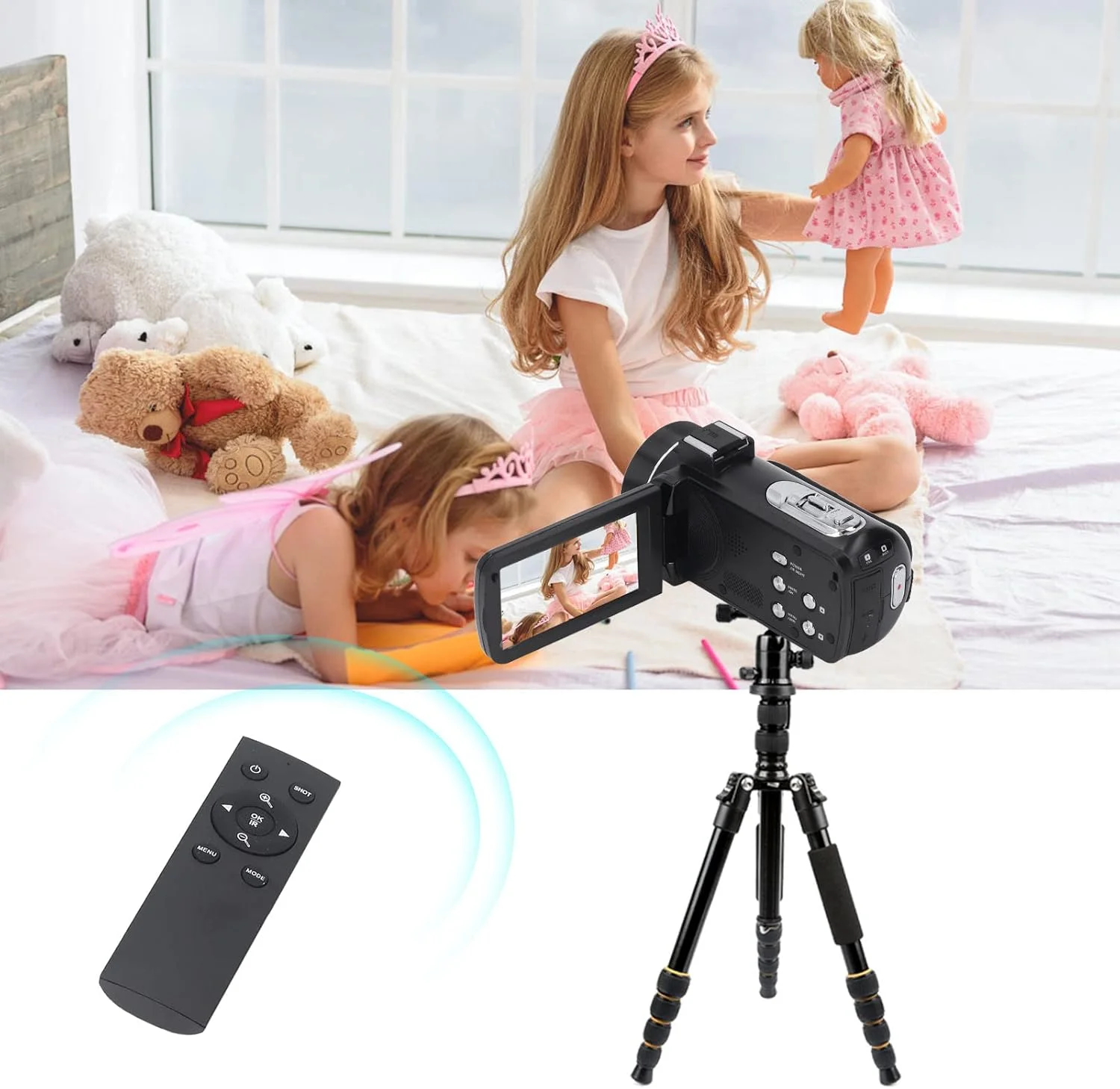 دوربین دیجیتال Bewinner، دوربین فیلمبرداری دیجیتال 4K Ultra HD، ضبط کننده دوربین دیجیتال WIFI، صفحه نمایش لمسی 3 اینچی دوربین زوم دیجیتال 18x، دوربین عکاسی ضبط ویدیو DV قابل حمل دوربین دیجیتال Bewinner، دوربین فیلمبرداری دیجیتال 4K Ultra HD، ضبط کننده دوربین دیجیتال WIFI، صفحه نمایش لمسی 3 اینچی دوربین زوم دیجیتال 18x، دوربین عکاسی ضبط ویدیو DV قابل حمل