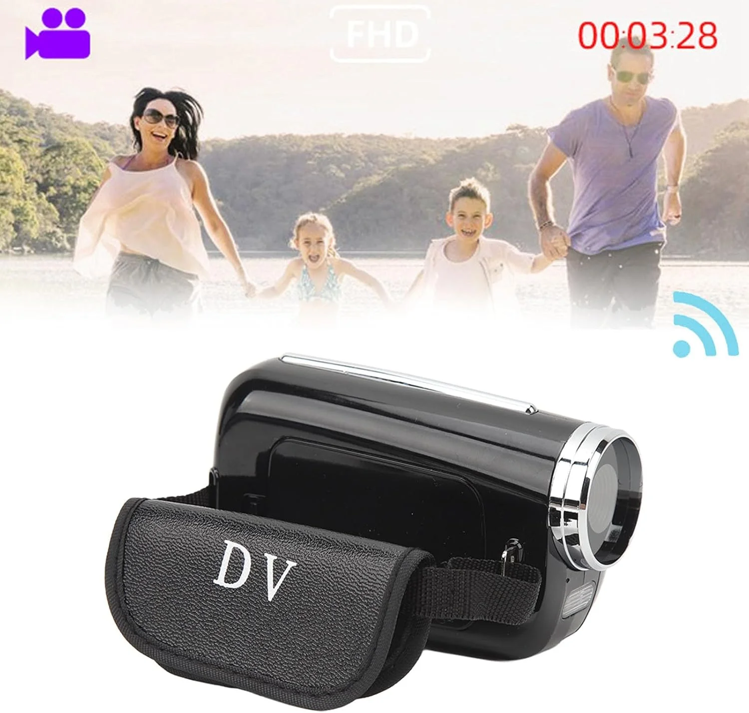 دوربین فیلمبرداری دیجیتال 720P Bewinner، ضبط کننده DV با صفحه لمسی IPS 1.8 اینچی، دوربین فیلمبرداری دیجیتال دستی با زوم دیجیتال 4 برابر دوربین فیلمبرداری دیجیتال 720P Bewinner، ضبط کننده DV با صفحه لمسی IPS 1.8 اینچی، دوربین فیلمبرداری دیجیتال دستی با زوم دیجیتال 4 برابر