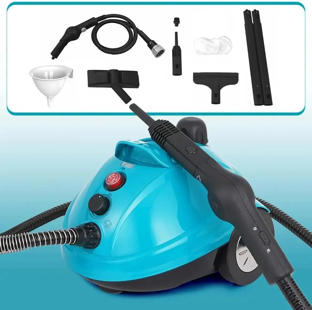 بخارشوی دستی ST-4601 با توان 1300 وات | دستگاه تمیز کننده فرش و پارچه تر و خشک | بخار شوی فشار قوی به همراه لوازم جانبی | گرم شدن سریع | مناسب برای خانه، هتل، استفاده در فضای باز