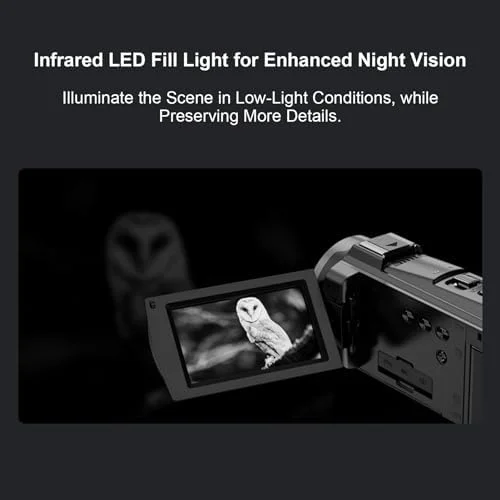 دوربین فیلمبرداری 5K BusoTh، دوربین وبلاگ نویسی 56 مگاپیکسلی با صفحه لمسی 3 اینچی IPS با نور پرکننده، زوم هوشمند 18X، فیلمبرداری دید در شب IR، همگام سازی و اشتراک گذاری بی سیم WiFi، قابلیت توسعه غنی دوربین فیلمبرداری 5K BusoTh، دوربین وبلاگ نویسی 56 مگاپیکسلی با صفحه لمسی 3 اینچی IPS با نور پرکننده، زوم هوشمند 18X، فیلمبرداری دید در شب IR، همگام سازی و اشتراک گذاری بی سیم WiFi، قابلیت توسعه غنی