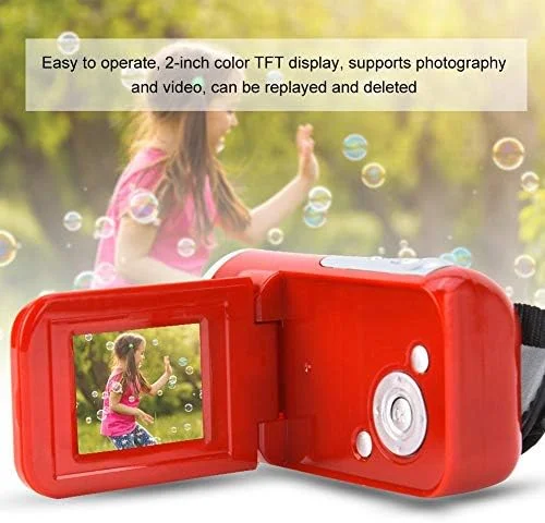 دوربین فیلمبرداری دیجیتال برای کودکان، دوربین فیلمبرداری DV با زوم دیجیتال 1080P 16M 16X با صفحه نمایش 2 اینچی TFT LCD برای عکاسی/تعطیلات/هدایای کریسمس (قرمز) دوربین فیلمبرداری دیجیتال برای کودکان، دوربین فیلمبرداری DV با زوم دیجیتال 1080P 16M 16X با صفحه نمایش 2 اینچی TFT LCD برای عکاسی/تعطیلات/هدایای کریسمس (قرمز)