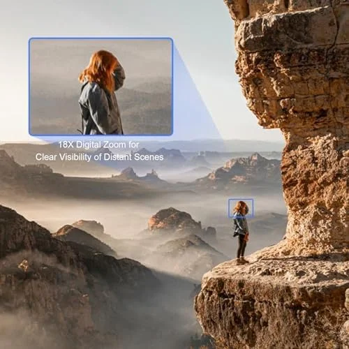 دوربین فیلمبرداری 5K BusoTh، دوربین وبلاگ نویسی 56 مگاپیکسلی با صفحه لمسی 3 اینچی IPS با نور پرکننده، زوم هوشمند 18X، فیلمبرداری دید در شب IR، همگام سازی و اشتراک گذاری بی سیم WiFi، قابلیت توسعه غنی دوربین فیلمبرداری 5K BusoTh، دوربین وبلاگ نویسی 56 مگاپیکسلی با صفحه لمسی 3 اینچی IPS با نور پرکننده، زوم هوشمند 18X، فیلمبرداری دید در شب IR، همگام سازی و اشتراک گذاری بی سیم WiFi، قابلیت توسعه غنی