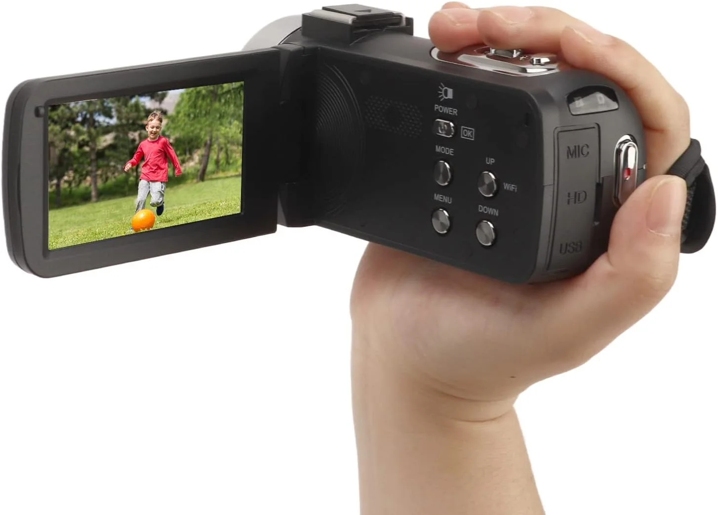 دوربین فیلمبرداری 4K Ultra HD با کیفیت 48 مگاپیکسل، صفحه نمایش 3.0 اینچی IPS، زوم دیجیتال 18 برابر، دوربین فیلمبرداری دیجیتال با کنترل از راه دور، دوربین فیلمبرداری با صفحه لمسی چرخشی دوربین فیلمبرداری 4K Ultra HD با کیفیت 48 مگاپیکسل، صفحه نمایش 3.0 اینچی IPS، زوم دیجیتال 18 برابر، دوربین فیلمبرداری دیجیتال با کنترل از راه دور، دوربین فیلمبرداری با صفحه لمسی چرخشی