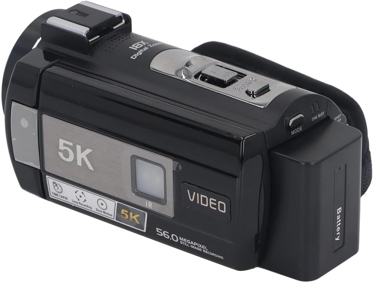 دوربین فیلمبرداری 5K 56MP ضد لرزش برای مسافرت و عروسی دوربین فیلمبرداری 5K 56MP ضد لرزش برای مسافرت و عروسی