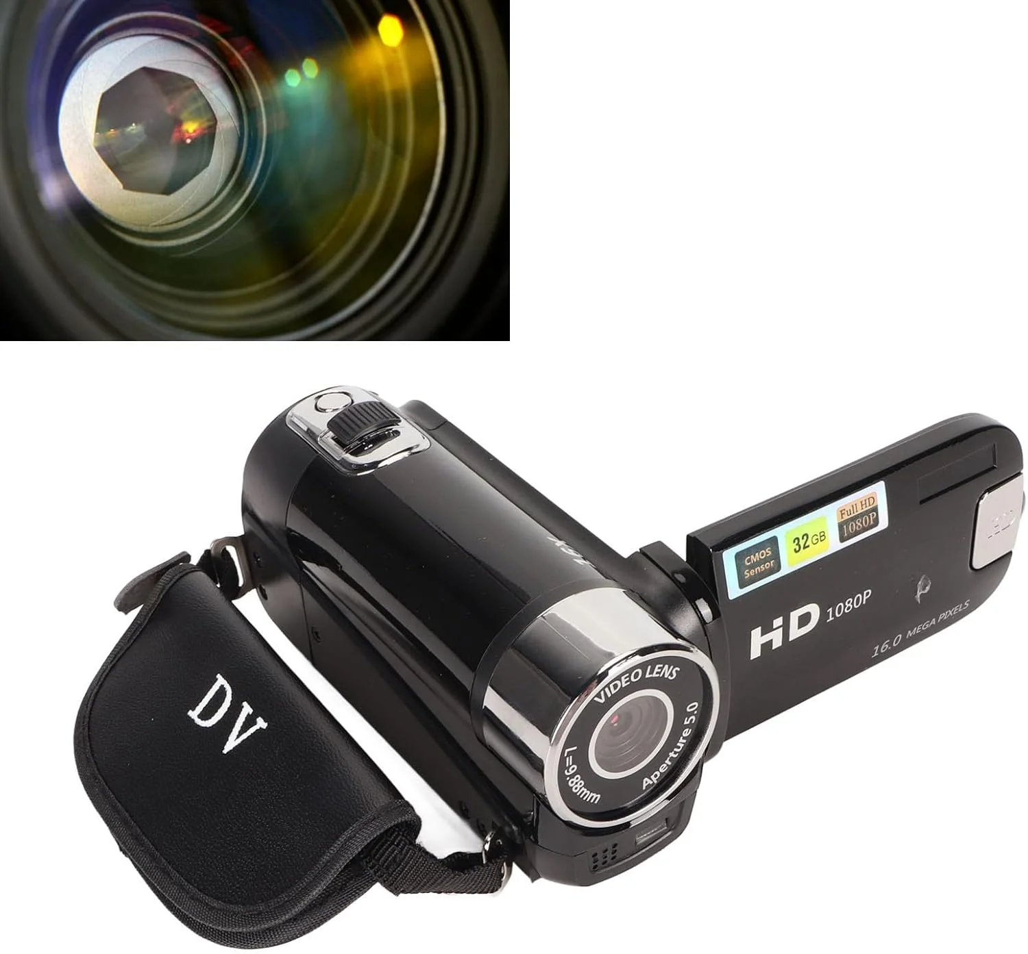 دوربین فیلمبرداری با کیفیت 1080P 30FPS و 24.0 مگاپیکسل، دید در شب IR، زوم 16X، صفحه نمایش 3.0 اینچی IPS، کنترل از راه دور، 2 باتری، برای وبلاگ نویسی و ضبط (مشکی) دوربین فیلمبرداری با کیفیت 1080P 30FPS و 24.0 مگاپیکسل، دید در شب IR، زوم 16X، صفحه نمایش 3.0 اینچی IPS، کنترل از راه دور، 2 باتری، برای وبلاگ نویسی و ضبط (مشکی)