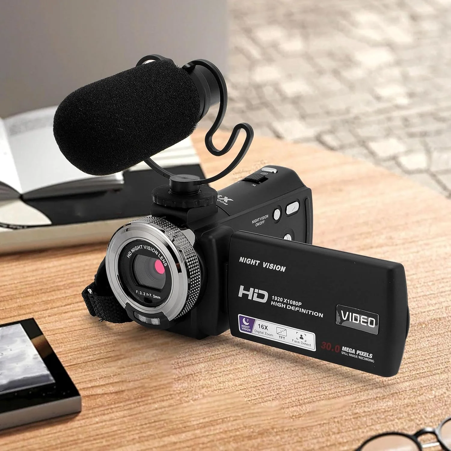 دوربین فیلمبرداری، دوربین دیجیتال 30 مگاپیکسلی 1080P با زوم دیجیتال 16X، دوربین فیلمبرداری DV با میکروفون، صفحه نمایش LCD رنگی 3 اینچی، دید در شب IR، عملکرد زیبایی دوربین فیلمبرداری، دوربین دیجیتال 30 مگاپیکسلی 1080P با زوم دیجیتال 16X، دوربین فیلمبرداری DV با میکروفون، صفحه نمایش LCD رنگی 3 اینچی، دید در شب IR، عملکرد زیبایی