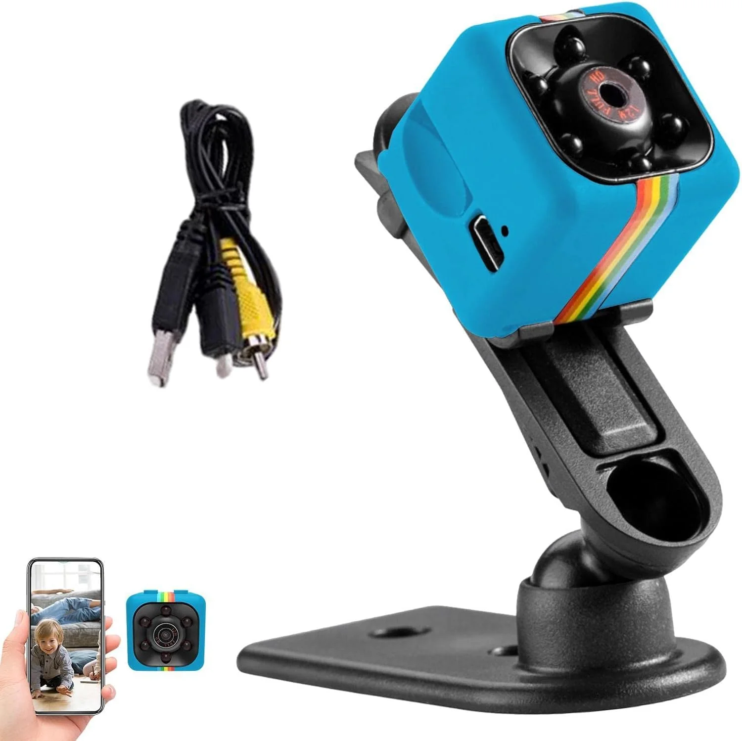 دوربین فیلمبرداری ورزشی DV1080P ضد آب برای ورزش | دوربین فیلمبرداری فوق العاده HD مدل SQ8/SQ11، دوربین های فیلمبرداری قابل شارژ USB با کارت حافظه 32 گیگابایتی داخلی برای ورزش های فضای باز، ولاگ