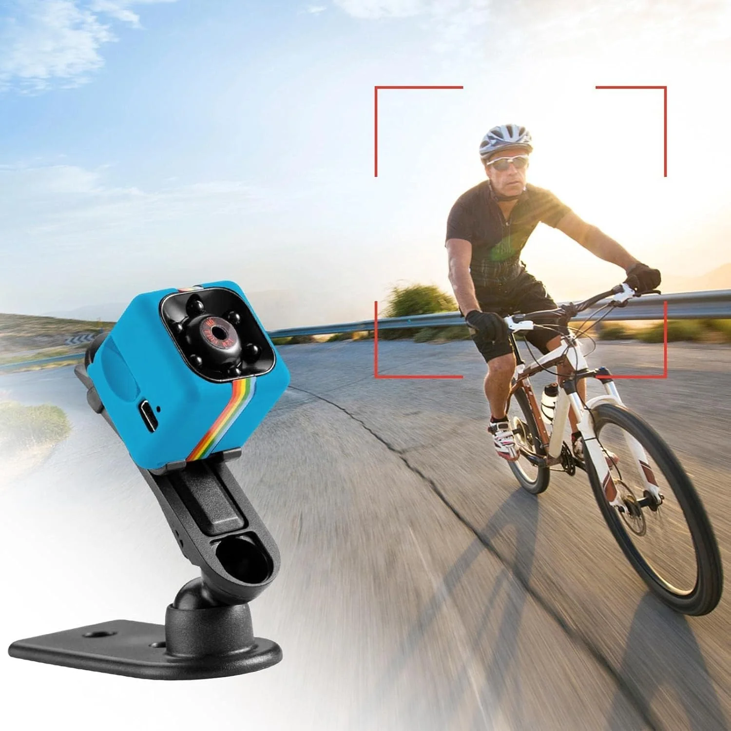 دوربین فیلمبرداری ورزشی DV1080P ضد آب برای ورزش | دوربین فیلمبرداری فوق العاده HD مدل SQ8/SQ11، دوربین های فیلمبرداری قابل شارژ USB با کارت حافظه 32 گیگابایتی داخلی برای ورزش های فضای باز، ولاگ