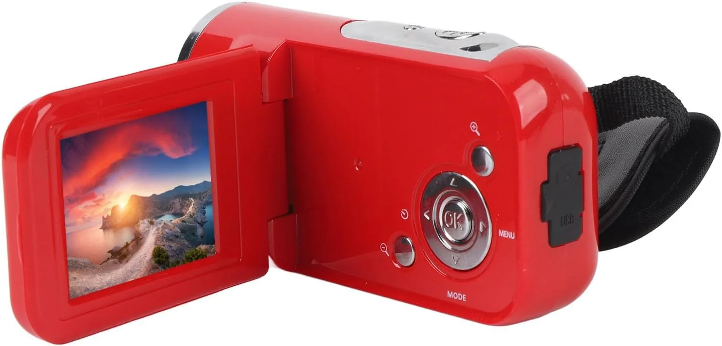 دوربین فیلمبرداری زوم 16 برابر 16 مگاپیکسلی کودکانه با صفحه نمایش رنگی 2 اینچی TFT، دوربین فیلمبرداری، ضبط کننده دوربین وبلاگ برای کودکان نوجوانان و دانش آموزان (64 گیگابایت) دوربین فیلمبرداری زوم 16 برابر 16 مگاپیکسلی کودکانه با صفحه نمایش رنگی 2 اینچی TFT، دوربین فیلمبرداری، ضبط کننده دوربین وبلاگ برای کودکان نوجوانان و دانش آموزان (64 گیگابایت)