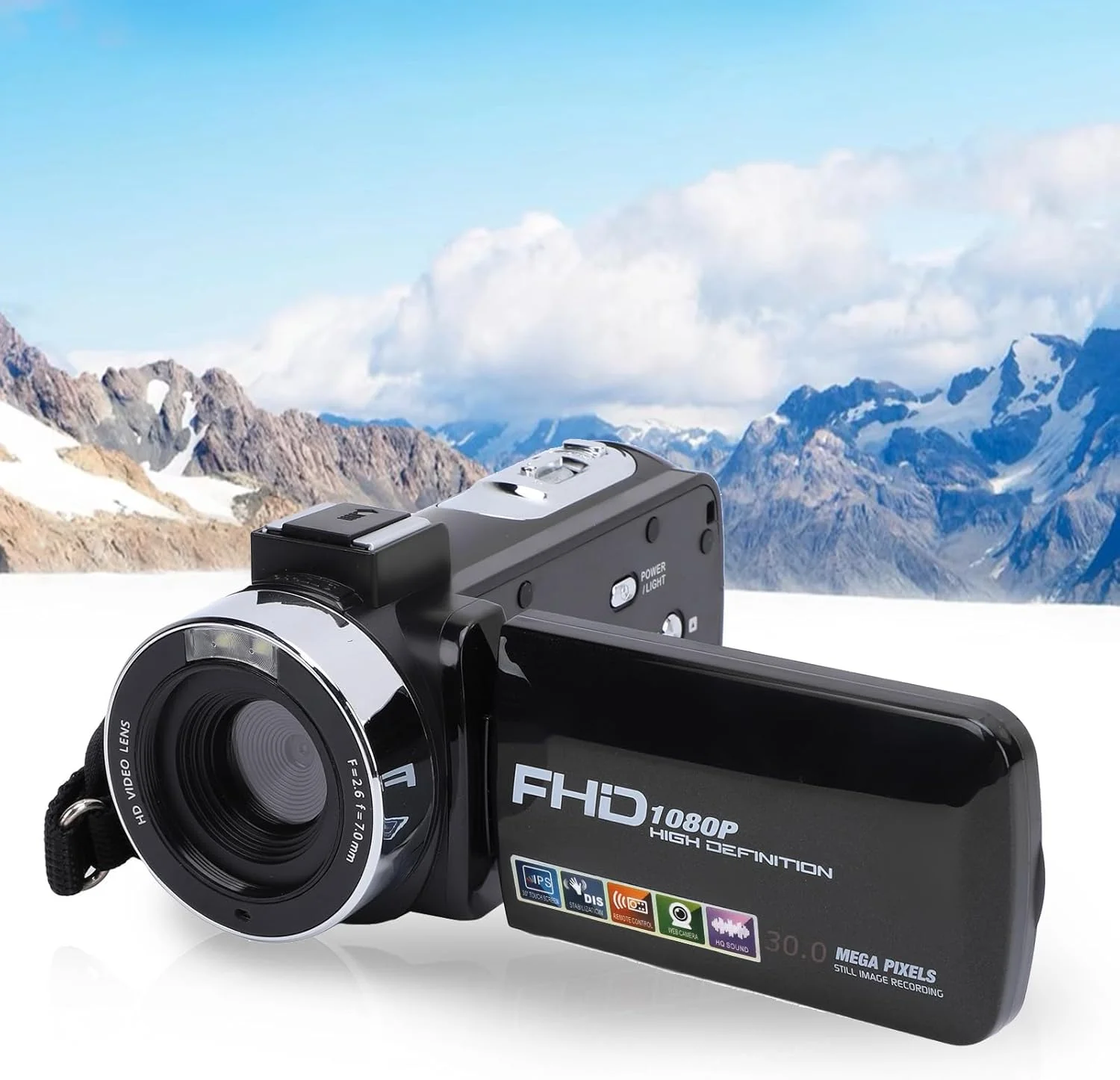 دوربین فیلمبرداری، دوربین فیلمبرداری فول اچ دی 1080P 30 مگاپیکسلی با زوم دیجیتال 18X و صفحه نمایش چرخان 3 اینچی، وب کم کنترل از راه دور برای وبلاگ نویسی، یوتیوب، مسافرت، عروسی دوربین فیلمبرداری، دوربین فیلمبرداری فول اچ دی 1080P 30 مگاپیکسلی با زوم دیجیتال 18X و صفحه نمایش چرخان 3 اینچی، وب کم کنترل از راه دور برای وبلاگ نویسی، یوتیوب، مسافرت، عروسی