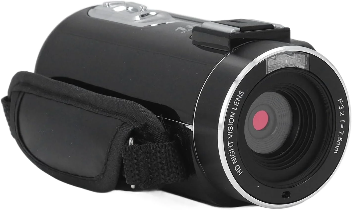 دوربین فیلمبرداری دیجیتال، دوربین فیلمبرداری زوم 18X با کیفیت 1080P 30MP با دید در شب مادون قرمز، صفحه نمایش 3.0 اینچی، تشخیص چهره و 2 باتری، برای پخش زنده یوتیوب (مشکی) دوربین فیلمبرداری دیجیتال، دوربین فیلمبرداری زوم 18X با کیفیت 1080P 30MP با دید در شب مادون قرمز، صفحه نمایش 3.0 اینچی، تشخیص چهره و 2 باتری، برای پخش زنده یوتیوب (مشکی)