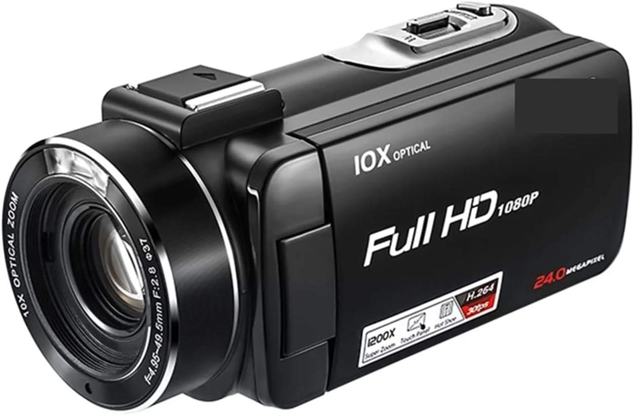 دوربین فیلمبرداری Z82 Full HD با زوم دیجیتال 10X، ضبط کننده دوربین با میکروفون، دوربین ولاگ چند منظوره برای ضبط ولاگ (رنگ: استاندارد)