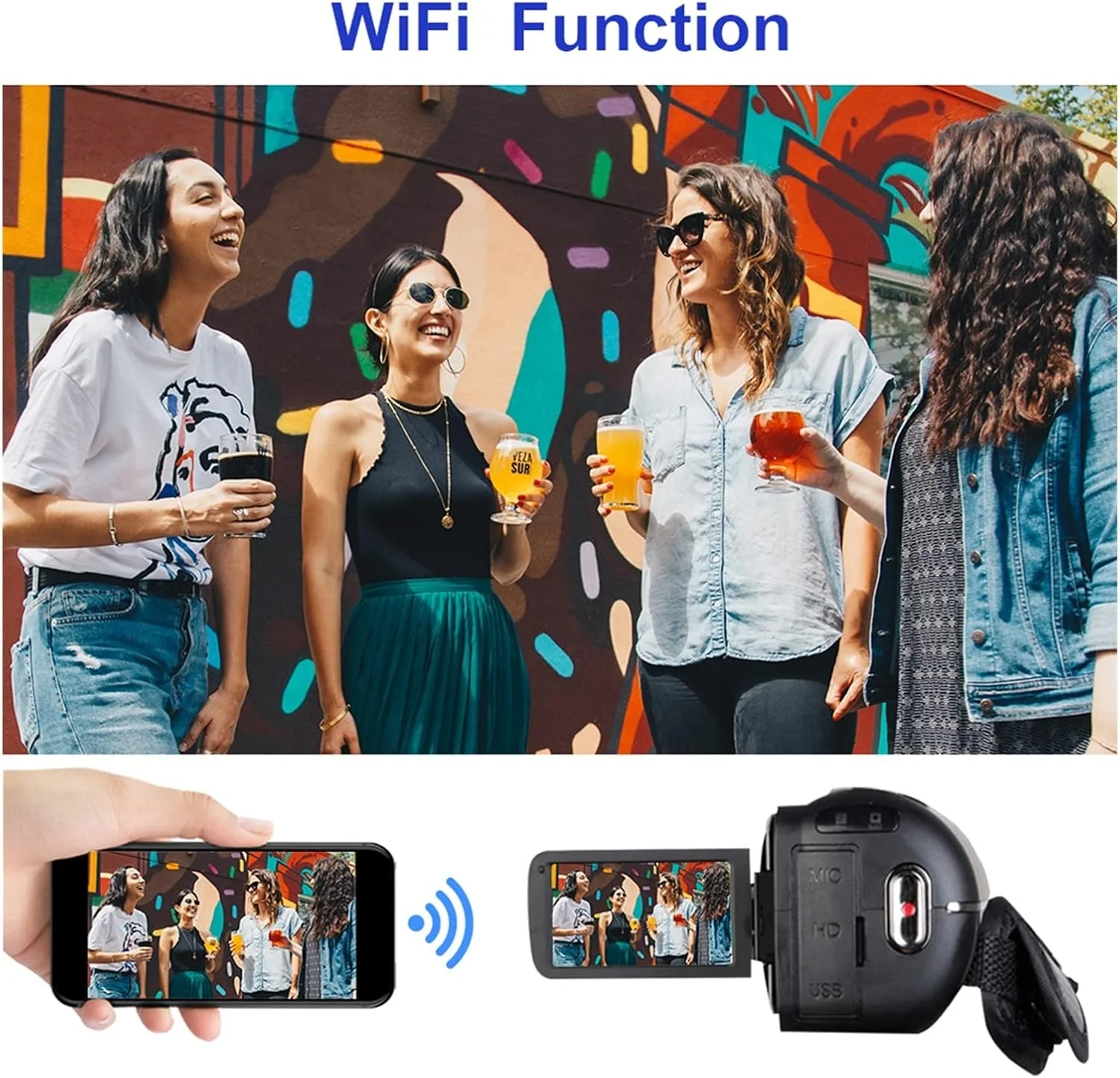 دوربین فیلمبرداری 2.7K، دوربین فیلمبرداری دیجیتال 30 مگاپیکسلی، دوربین ولاگینگ دیجیتال با صفحه نمایش چرخان 3.0 اینچی، دوربین فیلمبرداری چند منظوره با میکروفون (بسته: کارت SD 16 گیگابایتی، رنگ: سفید) دوربین فیلمبرداری 2.7K، دوربین فیلمبرداری دیجیتال 30 مگاپیکسلی، دوربین ولاگینگ دیجیتال با صفحه نمایش چرخان 3.0 اینچی، دوربین فیلمبرداری چند منظوره با میکروفون (بسته: کارت SD 16 گیگابایتی، رنگ: سفید)