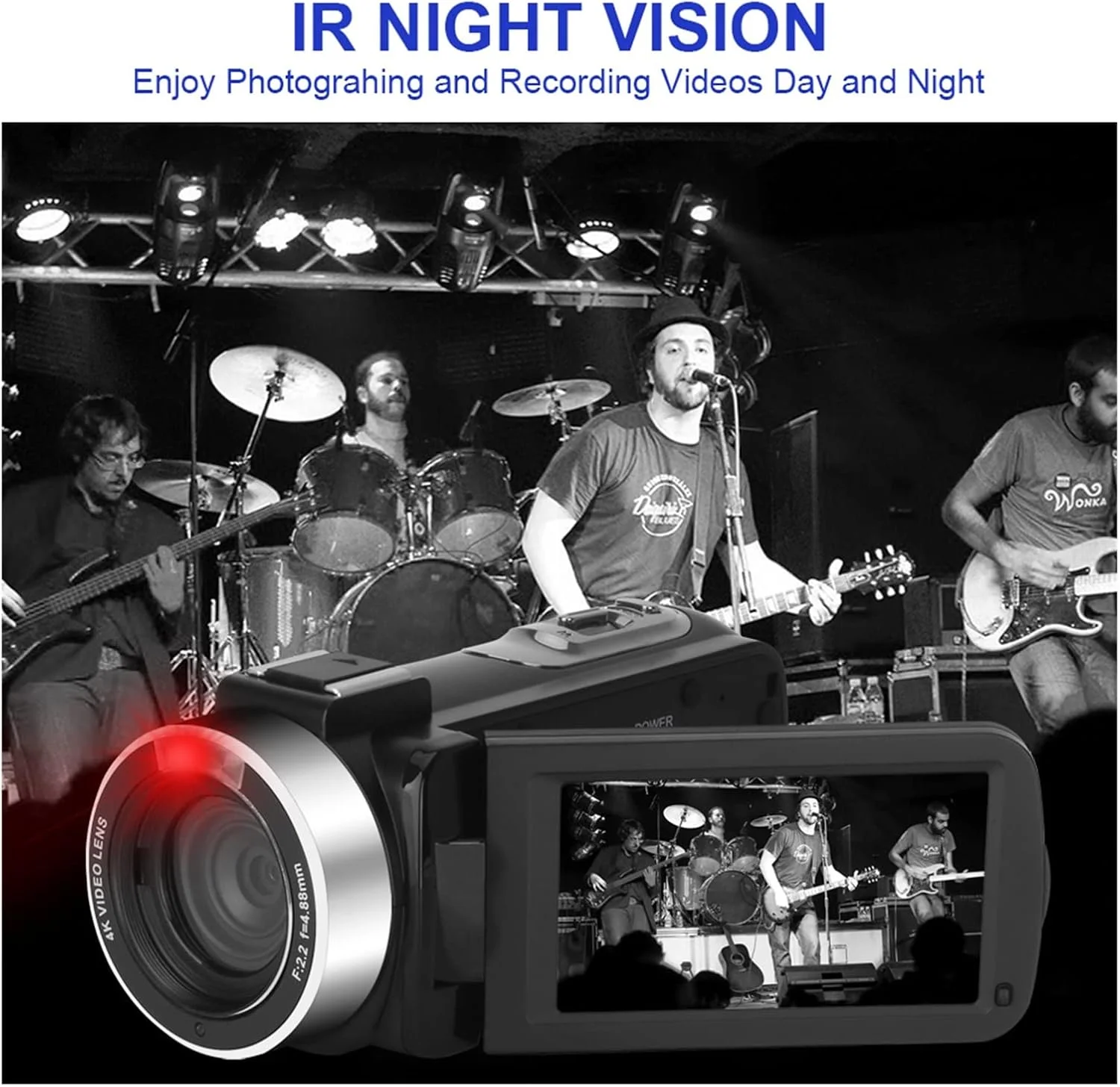 دوربین فیلمبرداری 2.7K، دوربین فیلمبرداری دیجیتال 30 مگاپیکسلی، دوربین ولاگینگ دیجیتال با صفحه نمایش چرخان 3.0 اینچی، دوربین فیلمبرداری چند منظوره با میکروفون (بسته: کارت SD 16 گیگابایتی، رنگ: سفید) دوربین فیلمبرداری 2.7K، دوربین فیلمبرداری دیجیتال 30 مگاپیکسلی، دوربین ولاگینگ دیجیتال با صفحه نمایش چرخان 3.0 اینچی، دوربین فیلمبرداری چند منظوره با میکروفون (بسته: کارت SD 16 گیگابایتی، رنگ: سفید)