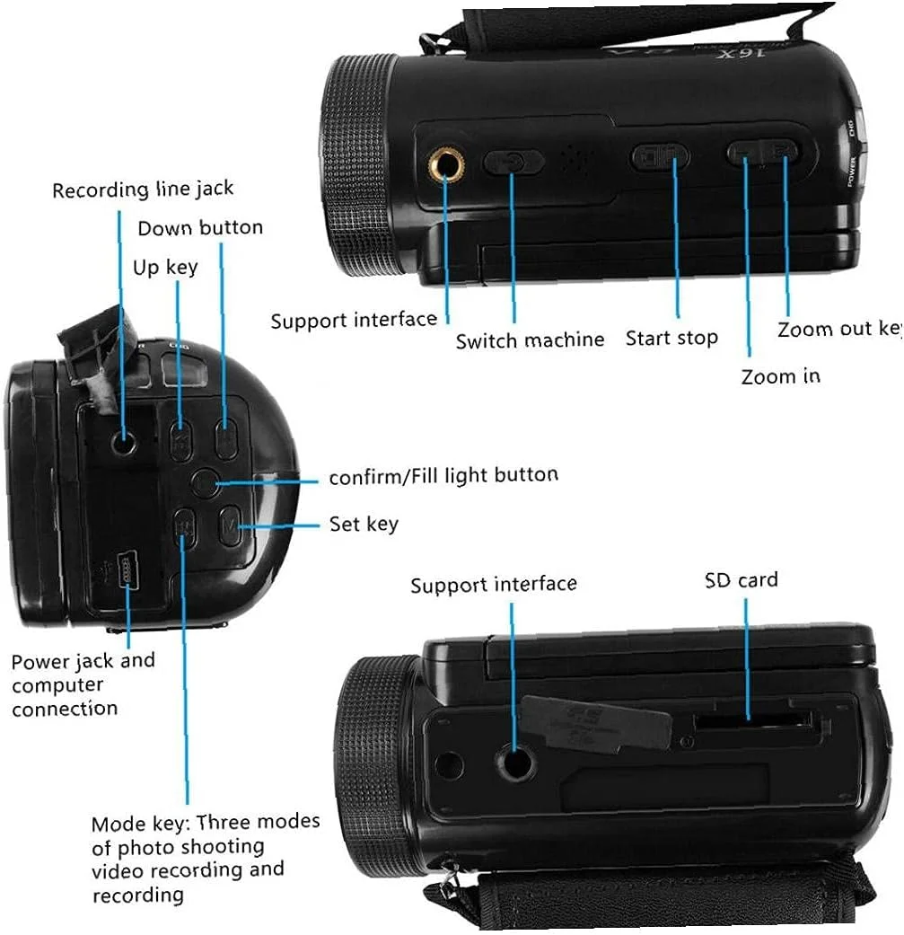 وب کم فوکوس خودکار دوربین فیلمبرداری دیجیتال HD با حسگر 1600 پیکسلی و لنز واید، بازتولید رنگ دقیق استاندارد وب کم فوکوس خودکار دوربین فیلمبرداری دیجیتال HD با حسگر 1600 پیکسلی و لنز واید، بازتولید رنگ دقیق استاندارد