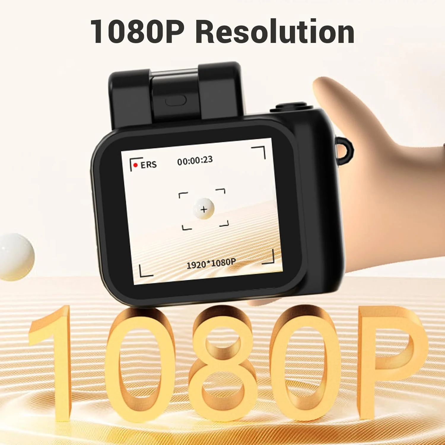 دوربین فیلمبرداری کوچک DV، دوربین فیلمبرداری 2 مگاپیکسلی HD 1080P با فلاش چرخشی، زاویه لنز 160 درجه، دوربین فیلمبرداری کوچک DVR 1.44 اینچی، ضبط کننده فیلم کلیدی برای دانش آموزان و کودکان