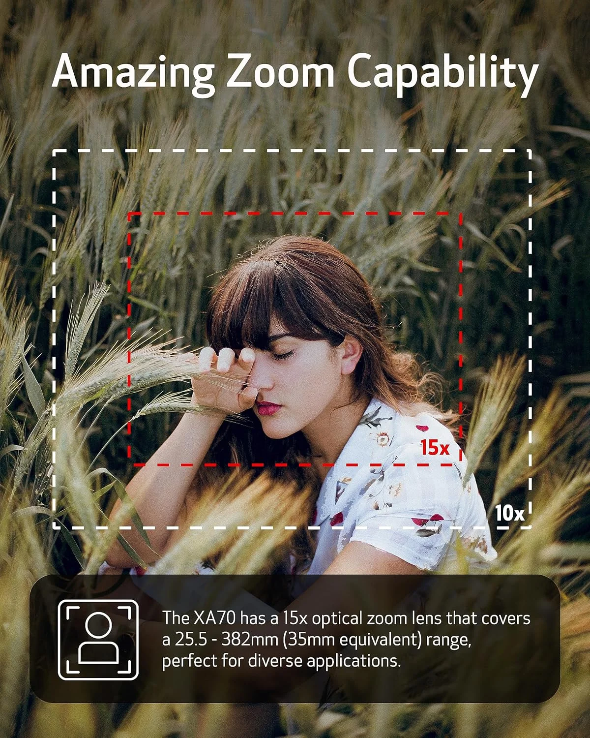 دوربین فیلمبرداری حرفه ای کانن XA70 با حسگر CMOS 1 اینچی 4K UHD، فوکوس خودکار CMOS دو پیکسلی، زوم اپتیکال 15 برابر، زوم دیجیتال 600 برابر، تثبیت کننده تصویر، HDMI، پخش زنده USB، ثبت زمان روی صفحه، ورودی های XLR دوربین فیلمبرداری حرفه ای کانن XA70 با حسگر CMOS 1 اینچی 4K UHD، فوکوس خودکار CMOS دو پیکسلی، زوم اپتیکال 15 برابر، زوم دیجیتال 600 برابر، تثبیت کننده تصویر، HDMI، پخش زنده USB، ثبت زمان روی صفحه، ورودی های XLR