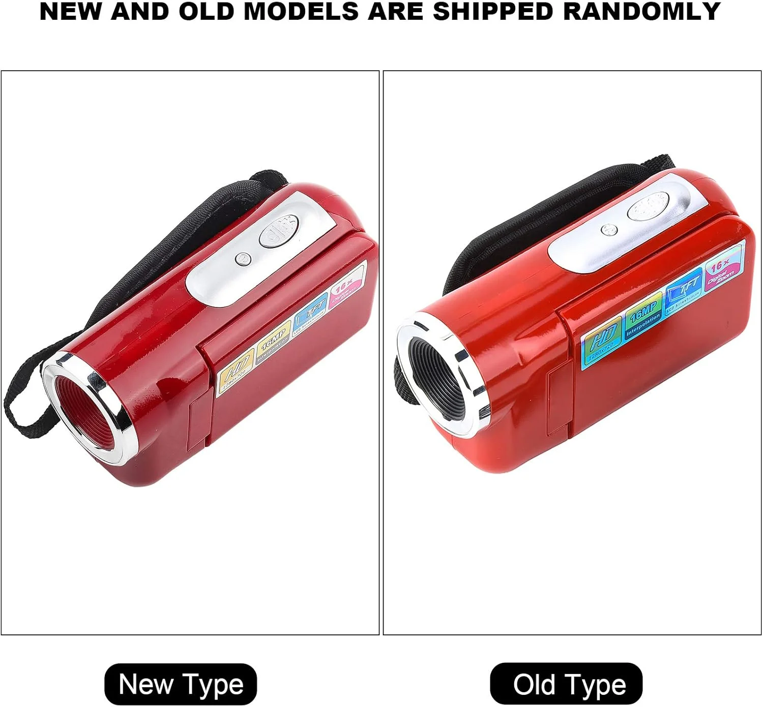 دوربین فیلمبرداری دیجیتال ciciglow، ضبط کننده دوربین فیلمبرداری صفحه نمایش TFT LCD، عکاسی 16X HD برای دوچرخه سواری و دویدن (قرمز، مشکی) دوربین فیلمبرداری دیجیتال ciciglow، ضبط کننده دوربین فیلمبرداری صفحه نمایش TFT LCD، عکاسی 16X HD برای دوچرخه سواری و دویدن (قرمز، مشکی)