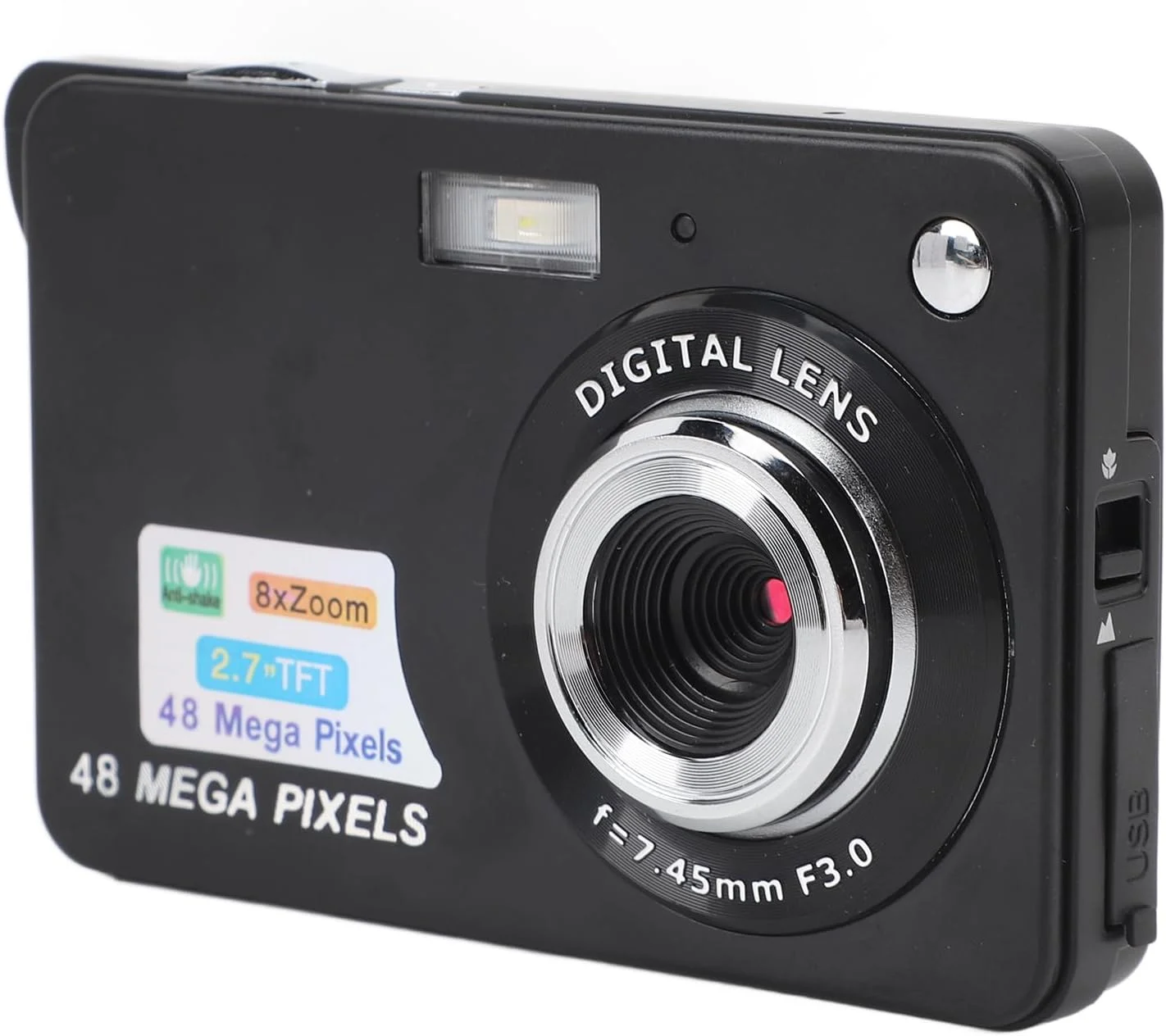 دوربین فیلمبرداری 4K Cryfokt، دوربین دیجیتال 48 مگاپیکسلی با زوم دیجیتال 8 برابر و صفحه نمایش 2.7 اینچی TFT، دوربین فیلمبرداری HD برای نوجوانان، مبتدیان و دانشجویان دوربین فیلمبرداری 4K Cryfokt، دوربین دیجیتال 48 مگاپیکسلی با زوم دیجیتال 8 برابر و صفحه نمایش 2.7 اینچی TFT، دوربین فیلمبرداری HD برای نوجوانان، مبتدیان و دانشجویان