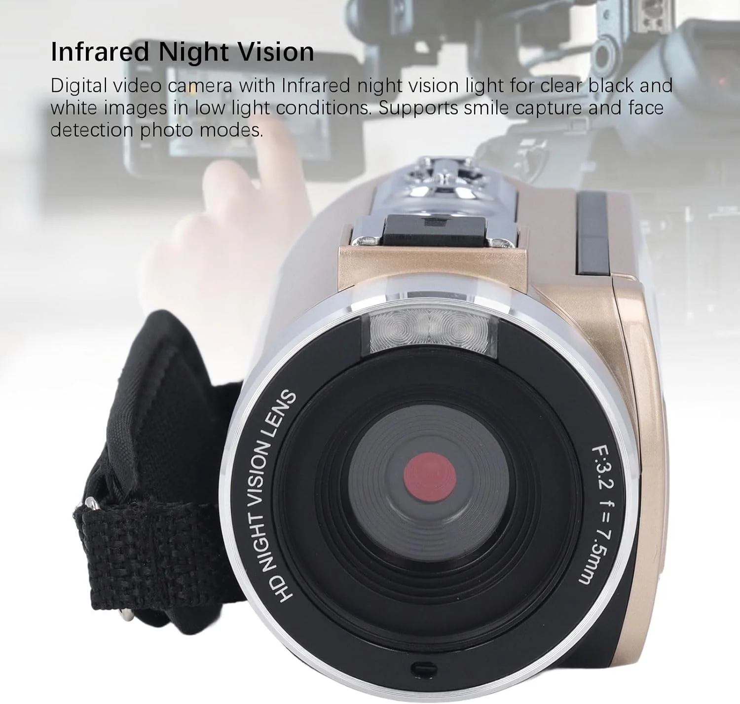 دوربین فیلمبرداری 1080P Cryfokt، دوربین دیجیتال 30 مگاپیکسلی با زوم دیجیتال 18X و LCD 3.0 اینچی، دید در شب مادون قرمز، تشخیص چهره ضد لرزش برای وبلاگ نویسی و پخش زنده دوربین فیلمبرداری 1080P Cryfokt، دوربین دیجیتال 30 مگاپیکسلی با زوم دیجیتال 18X و LCD 3.0 اینچی، دید در شب مادون قرمز، تشخیص چهره ضد لرزش برای وبلاگ نویسی و پخش زنده