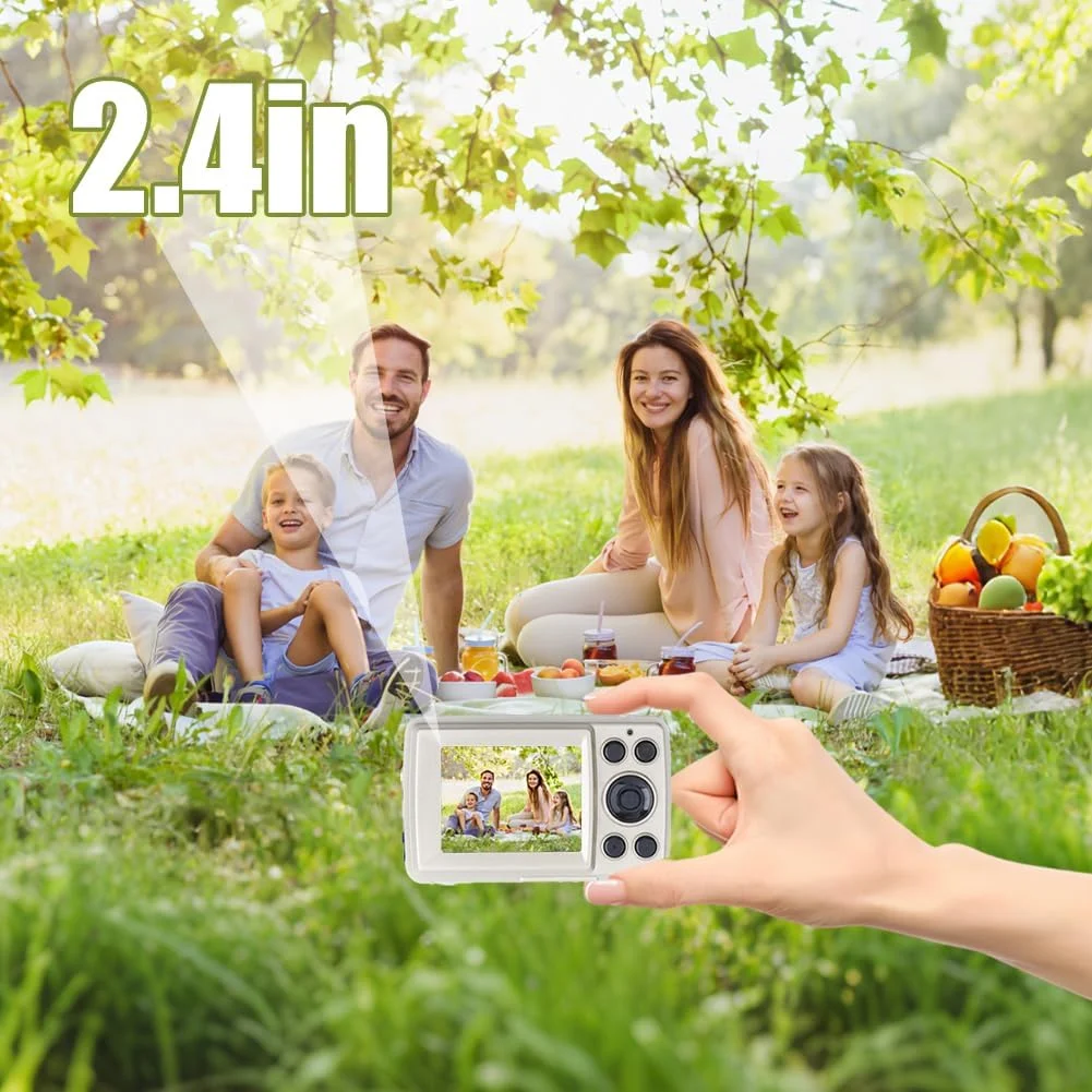 دوربین فیلمبرداری دیجیتال 16X با کیفیت بالا، دوربین فیلمبرداری 720P با صفحه نمایش 2.4 اینچی و زوم دیجیتال برای نوارهای VCR VHS AV RCA DVD (طلایی) دوربین فیلمبرداری دیجیتال 16X با کیفیت بالا، دوربین فیلمبرداری 720P با صفحه نمایش 2.4 اینچی و زوم دیجیتال برای نوارهای VCR VHS AV RCA DVD (طلایی)