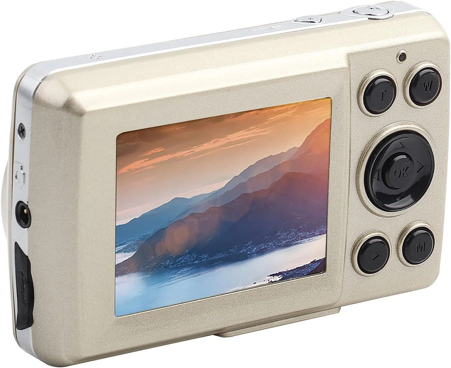 دوربین فیلمبرداری دیجیتال 16X با کیفیت بالا، دوربین فیلمبرداری 720P با صفحه نمایش 2.4 اینچی و زوم دیجیتال برای نوارهای VCR VHS AV RCA DVD (طلایی) دوربین فیلمبرداری دیجیتال 16X با کیفیت بالا، دوربین فیلمبرداری 720P با صفحه نمایش 2.4 اینچی و زوم دیجیتال برای نوارهای VCR VHS AV RCA DVD (طلایی)