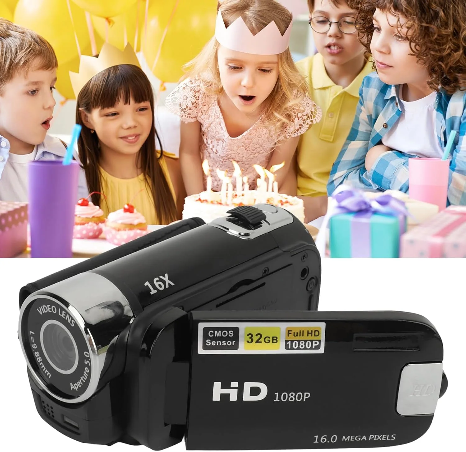 دوربین دیجیتال مقاوم کرایفوکت مدل D90، دوربین دیجیتال 16 مگاپیکسلی 1080P، دوربین فیلمبرداری با صفحه نمایش چرخان 2.4 اینچی با نور پرکننده، ضبط کننده ویدیویی HD با زوم 16X برای ضبط رشد کودک، مسافرت، عروسی دوربین دیجیتال مقاوم کرایفوکت مدل D90، دوربین دیجیتال 16 مگاپیکسلی 1080P، دوربین فیلمبرداری با صفحه نمایش چرخان 2.4 اینچی با نور پرکننده، ضبط کننده ویدیویی HD با زوم 16X برای ضبط رشد کودک، مسافرت، عروسی