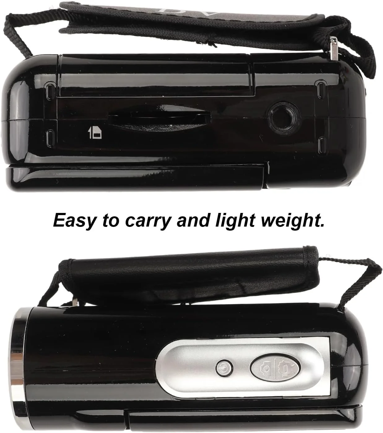 دوربین فیلمبرداری دیجیتال کودکان، 16 مگاپیکسل 1080P HD با زوم 16 برابر، دوربین فیلمبرداری دستی مینی DV با صفحه نمایش LCD 2 اینچی برای نوجوانان مبتدی، مشکی دوربین فیلمبرداری دیجیتال کودکان، 16 مگاپیکسل 1080P HD با زوم 16 برابر، دوربین فیلمبرداری دستی مینی DV با صفحه نمایش LCD 2 اینچی برای نوجوانان مبتدی، مشکی