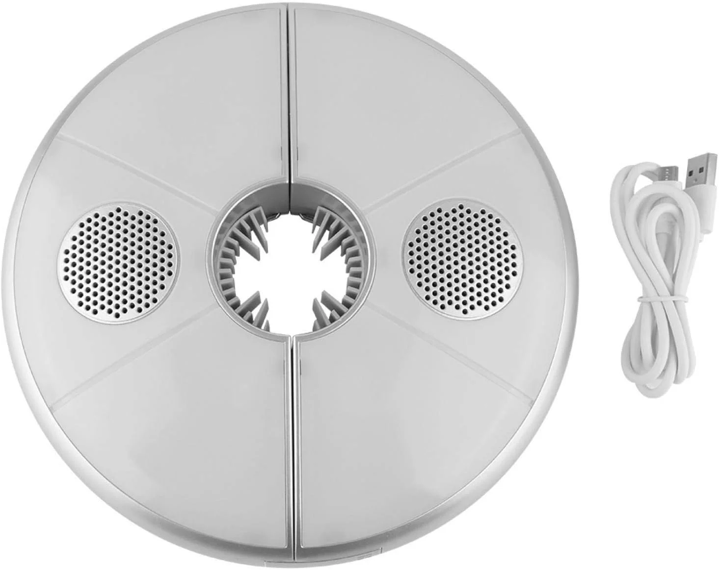 چراغ چتر بلوتوثی ADITAM، شارژ USB، چراغ میله چتر LED رنگارنگ، چراغ چادر کمپینگ با بلندگوی بلوتوث، دو برابر راحتی