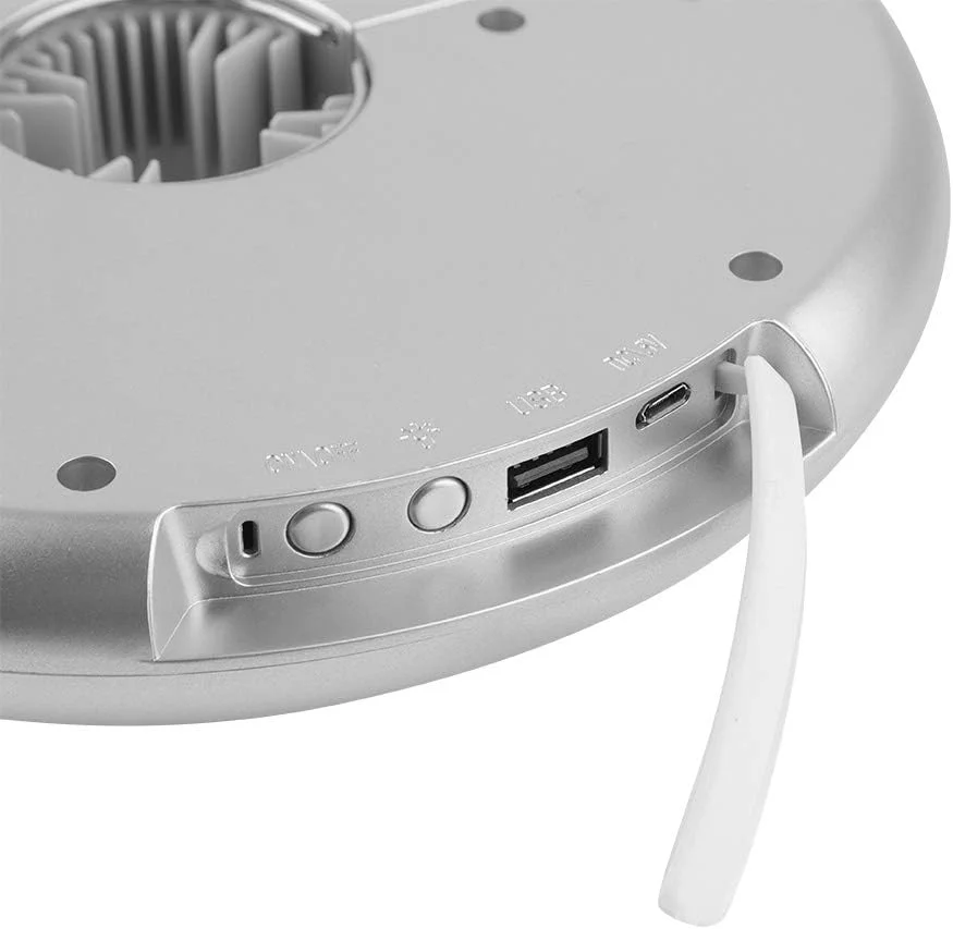 چراغ چتر بلوتوثی ADITAM، شارژ USB، چراغ میله چتر LED رنگارنگ، چراغ چادر کمپینگ با بلندگوی بلوتوث، دو برابر راحتی