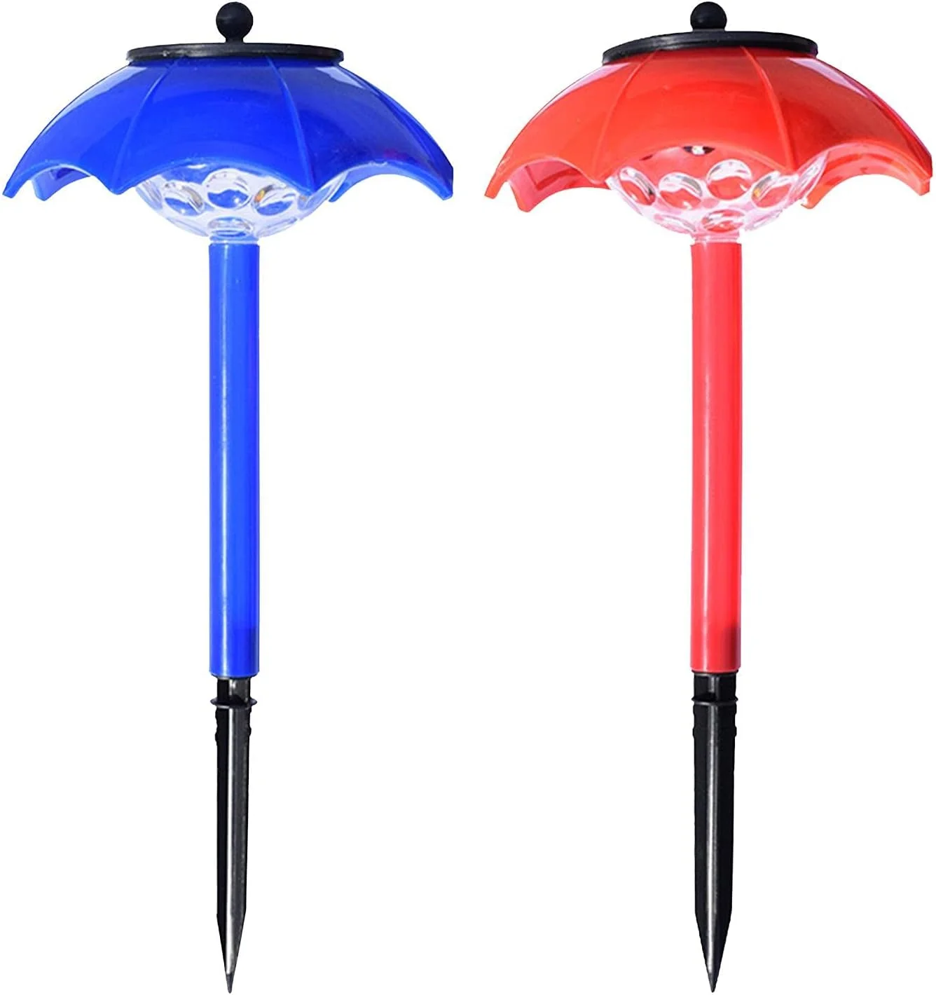 چراغ خورشیدی LED چمن، چراغ شب خودکار خیره کننده، چراغ کروی پخش کننده نور، آباژور چتری مینیاتوری چراغ خورشیدی LED چمن، چراغ شب خودکار خیره کننده، چراغ کروی پخش کننده نور، آباژور چتری مینیاتوری