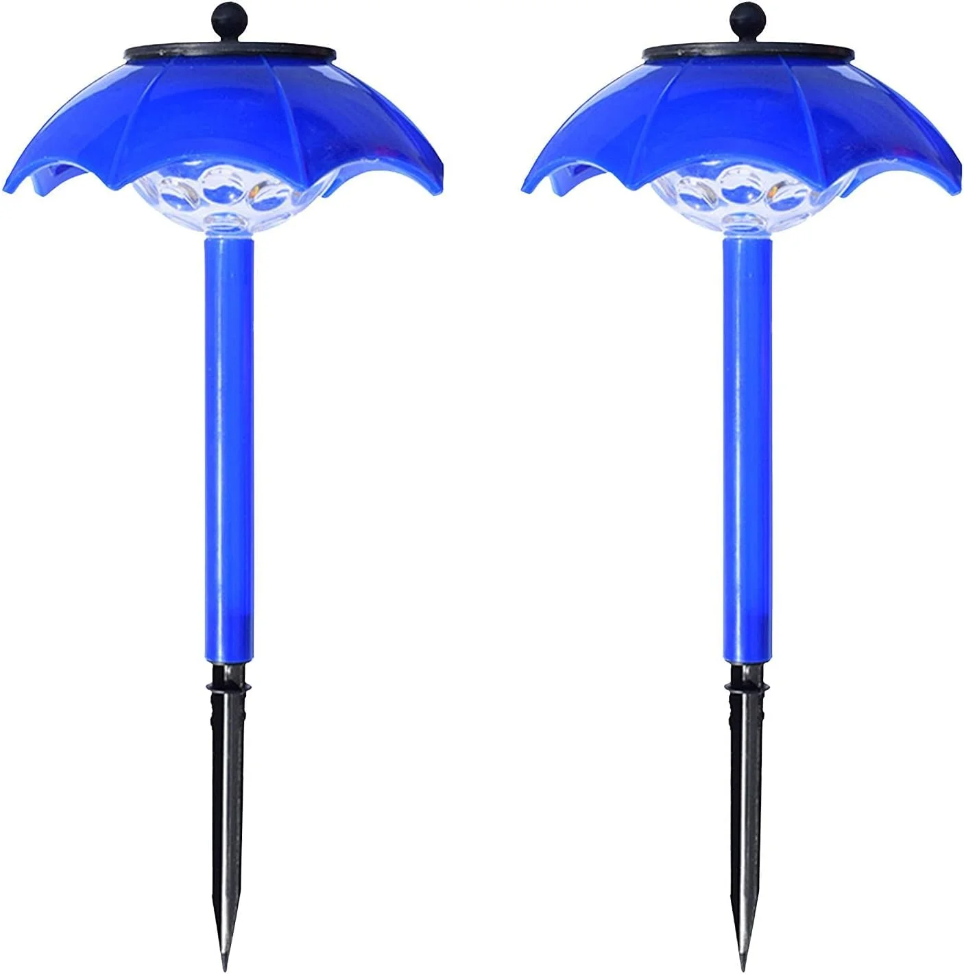 چراغ خورشیدی LED چمن، چراغ شب خودکار خیره کننده، چراغ کروی پخش کننده نور، آباژور چتری مینیاتوری