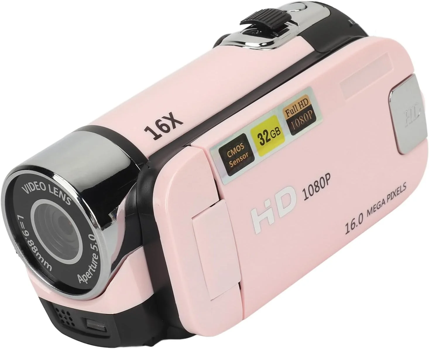 دوربین دیجیتال 16 مگاپیکسلی D90 1080P با صفحه نمایش چرخان 2.4 اینچی، فیلمبرداری با زوم 16X HD و نور پرکننده مناسب برای رشد کودک، مسافرت، عروسی (گلگون) دوربین دیجیتال 16 مگاپیکسلی D90 1080P با صفحه نمایش چرخان 2.4 اینچی، فیلمبرداری با زوم 16X HD و نور پرکننده مناسب برای رشد کودک، مسافرت، عروسی (گلگون)