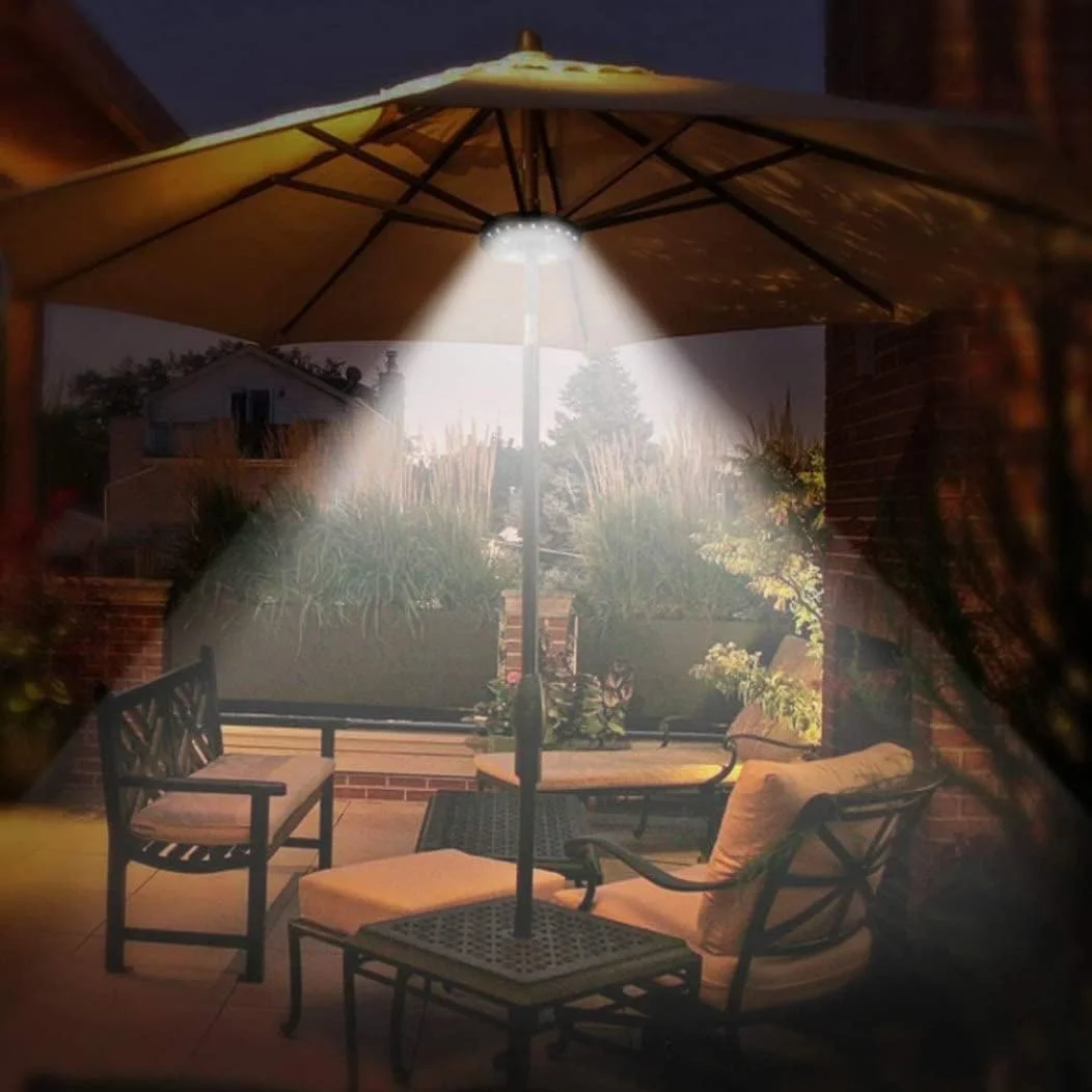 چراغ چتری فضای باز، چراغ های بی سیم پایه چتر پاسیو، روشنایی چادر (بدون باتری) چراغ چتری فضای باز، چراغ های بی سیم پایه چتر پاسیو، روشنایی چادر (بدون باتری)