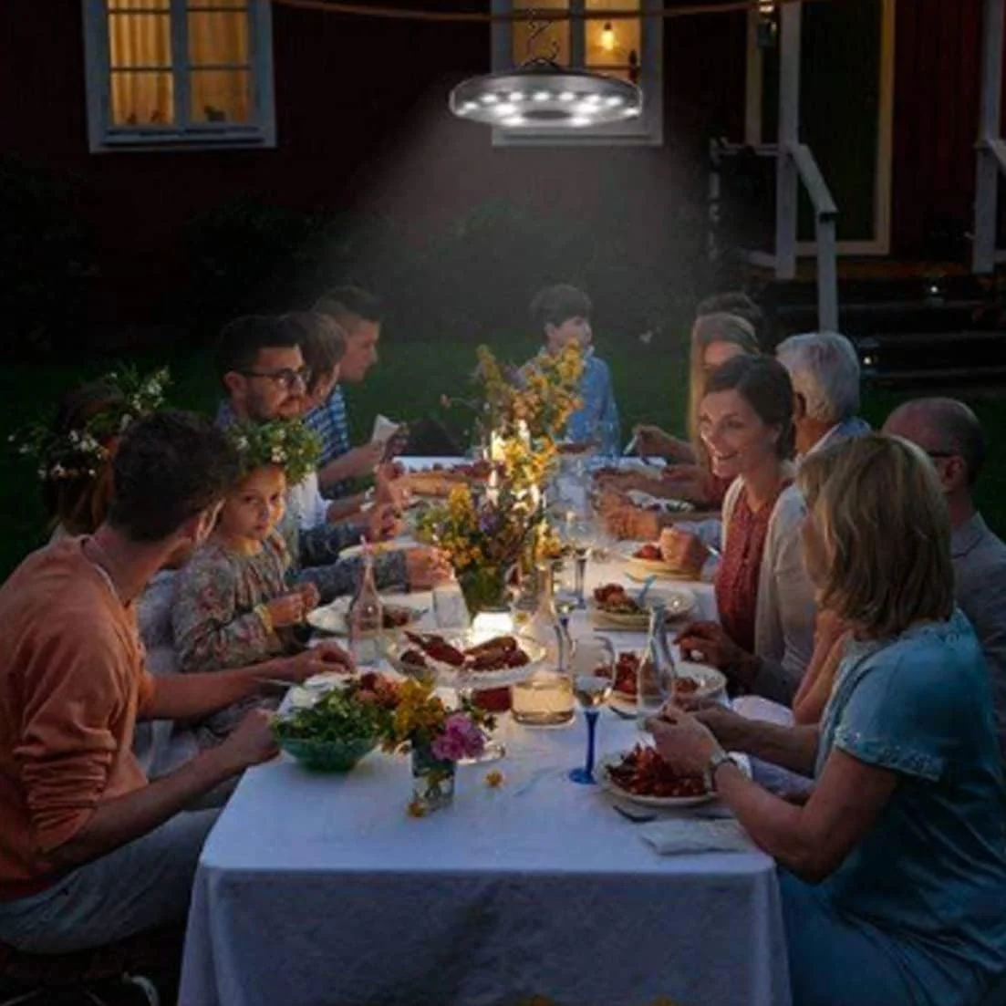 چراغ های چتری فضای باز، چراغ های میله ای چتر پاسیو بی سیم، روشنایی چادرها (بدون باتری)، چراغ های چتری ال ای دی