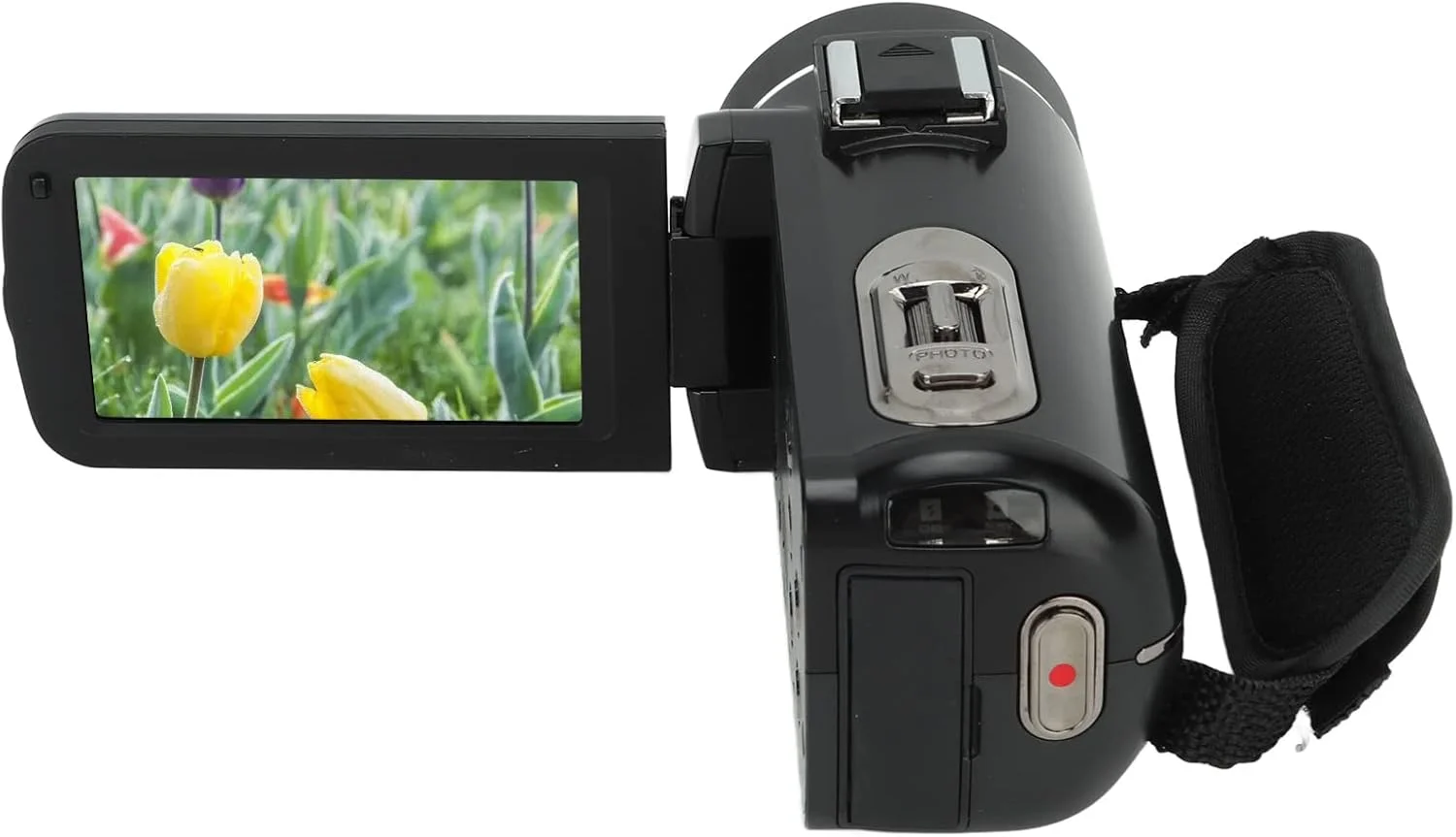 دوربین فیلمبرداری دیجیتال، دوربین فیلمبرداری دستی ضبط ویدئو HD، دوربین فیلمبرداری وای فای، دوربین فیلمبرداری صفحه نمایش چرخشی زوم دیجیتال 16X با کیفیت 1080P 24MP