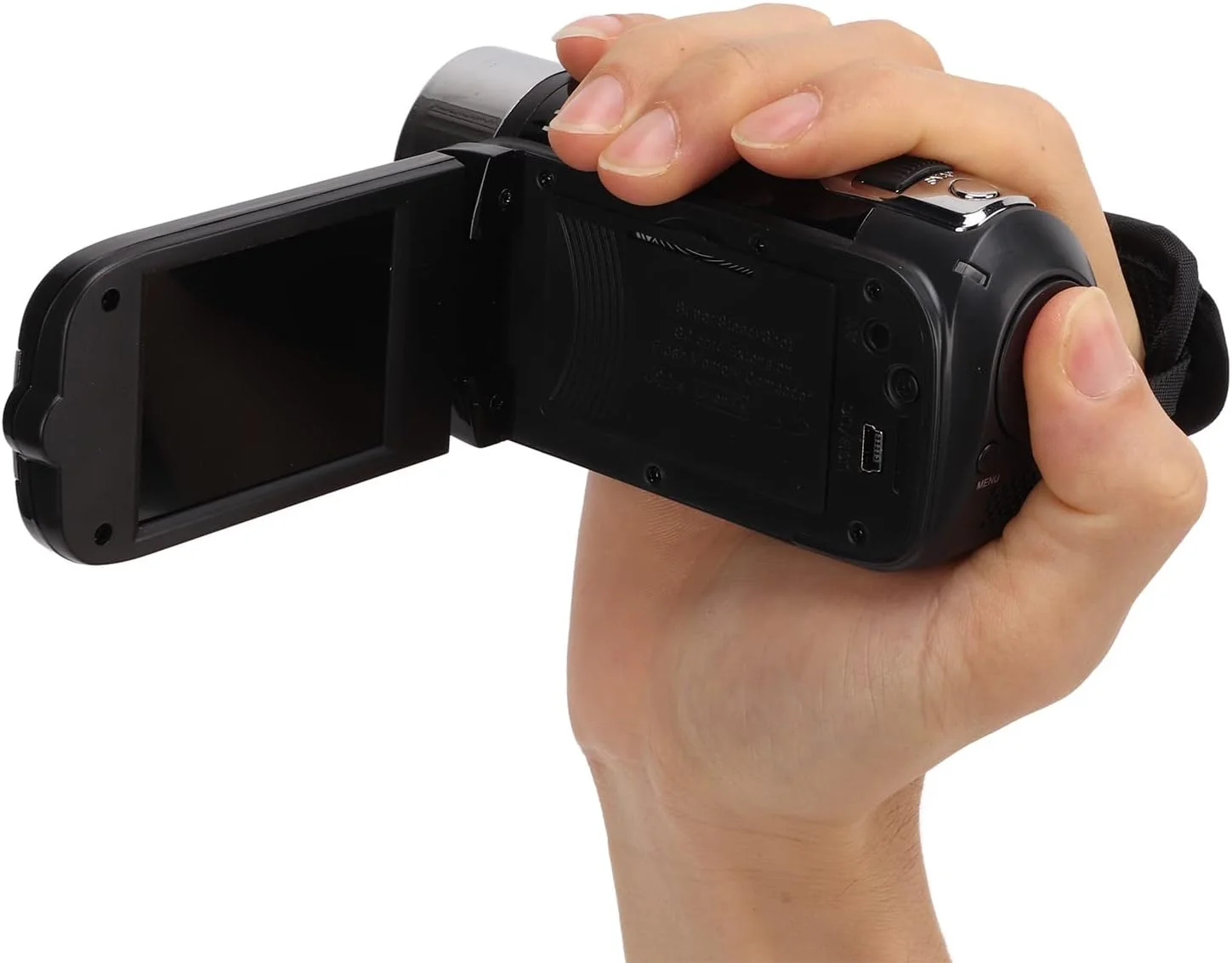 دوربین فیلمبرداری دیجیتال با چرخش 270 درجه، دوربین فیلمبرداری HD 1080P با صفحه نمایش رنگی 2.7 اینچی و زوم 16X (مشکی) دوربین فیلمبرداری دیجیتال با چرخش 270 درجه، دوربین فیلمبرداری HD 1080P با صفحه نمایش رنگی 2.7 اینچی و زوم 16X (مشکی)